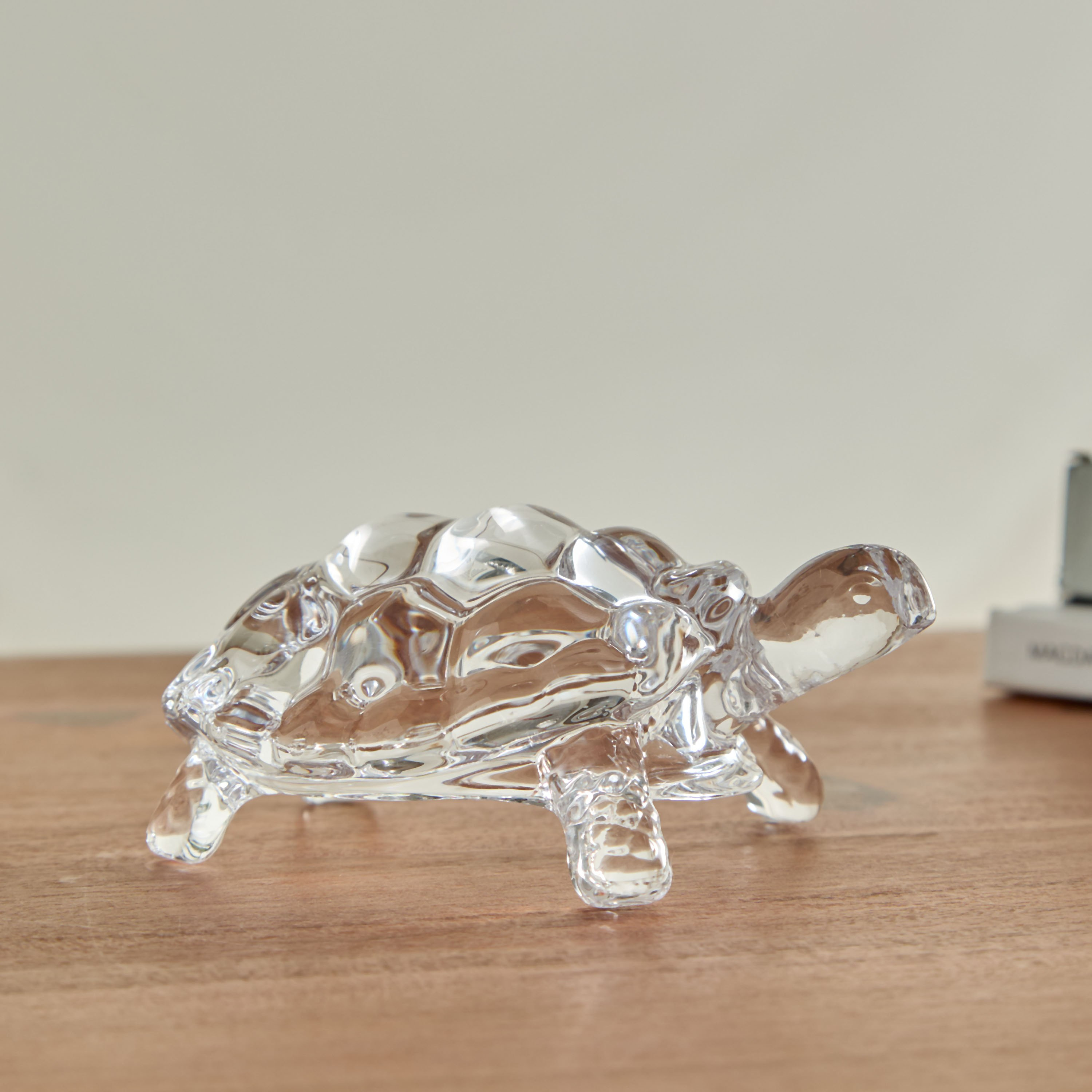 Vega Glass Tortoise Accent - 11x7.8x4.8 cm-hbxhomeware-homedecor-figurinesandornaments-image-1
