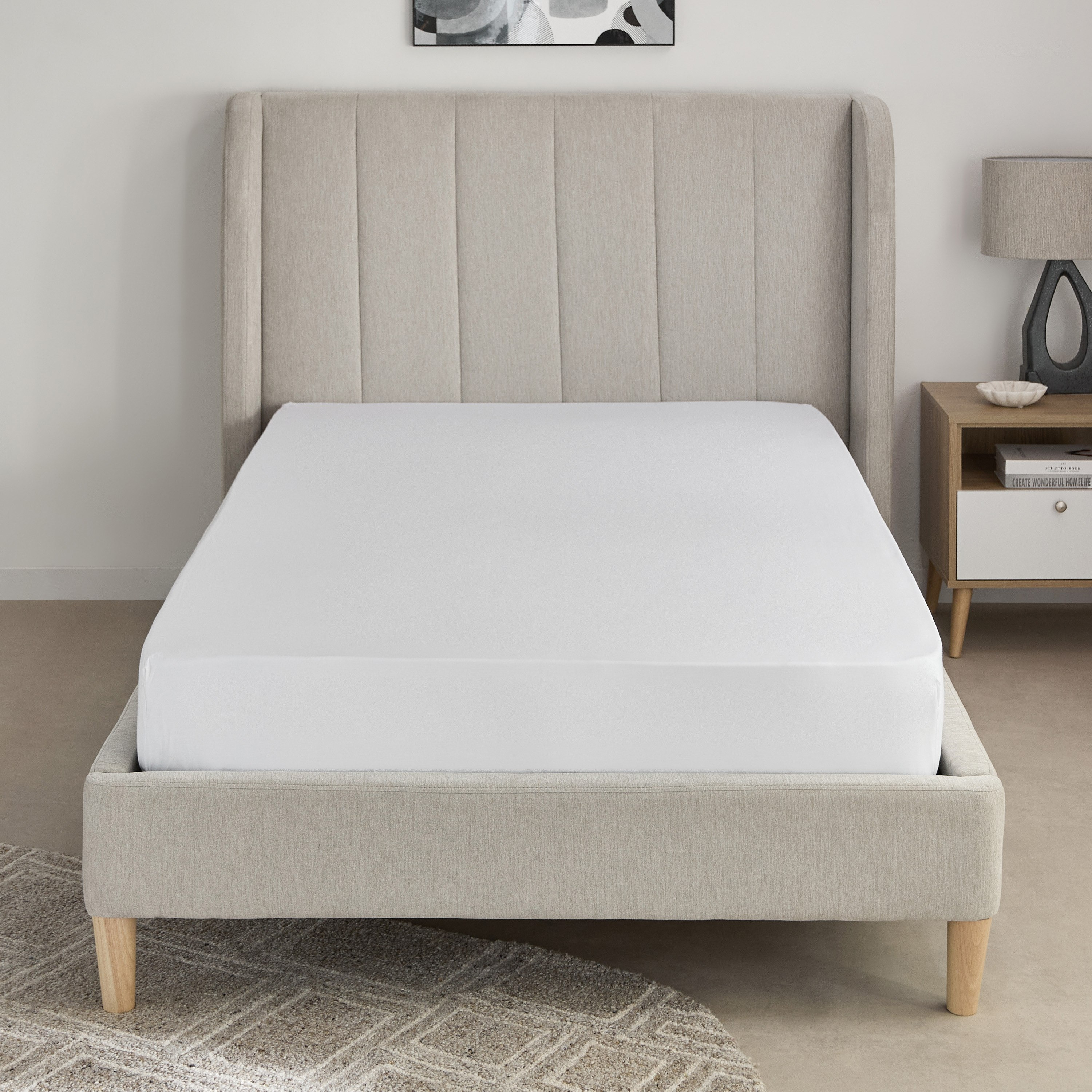 Essential Cotton Twin Fitted Sheet - 120x200+36 cm-hbxhomeware-hbxbedroom-image-3