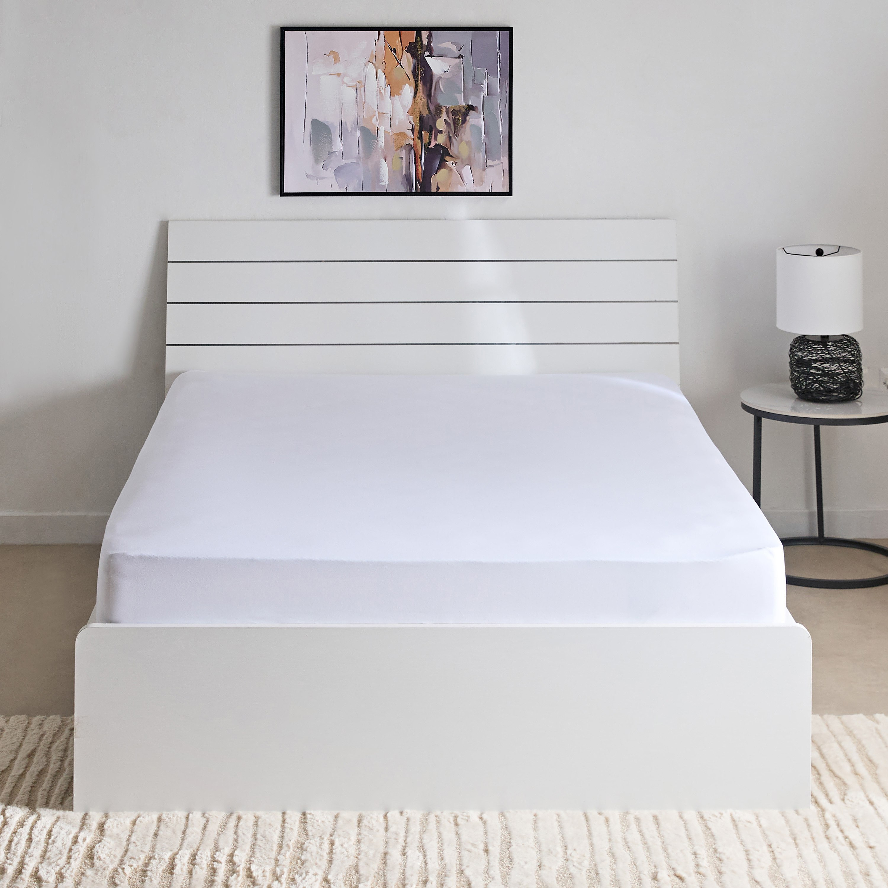 Essential Cotton Super King Fitted Sheet - 200x200+36 cm-hbxhomeware-hbxbedroom-image-3