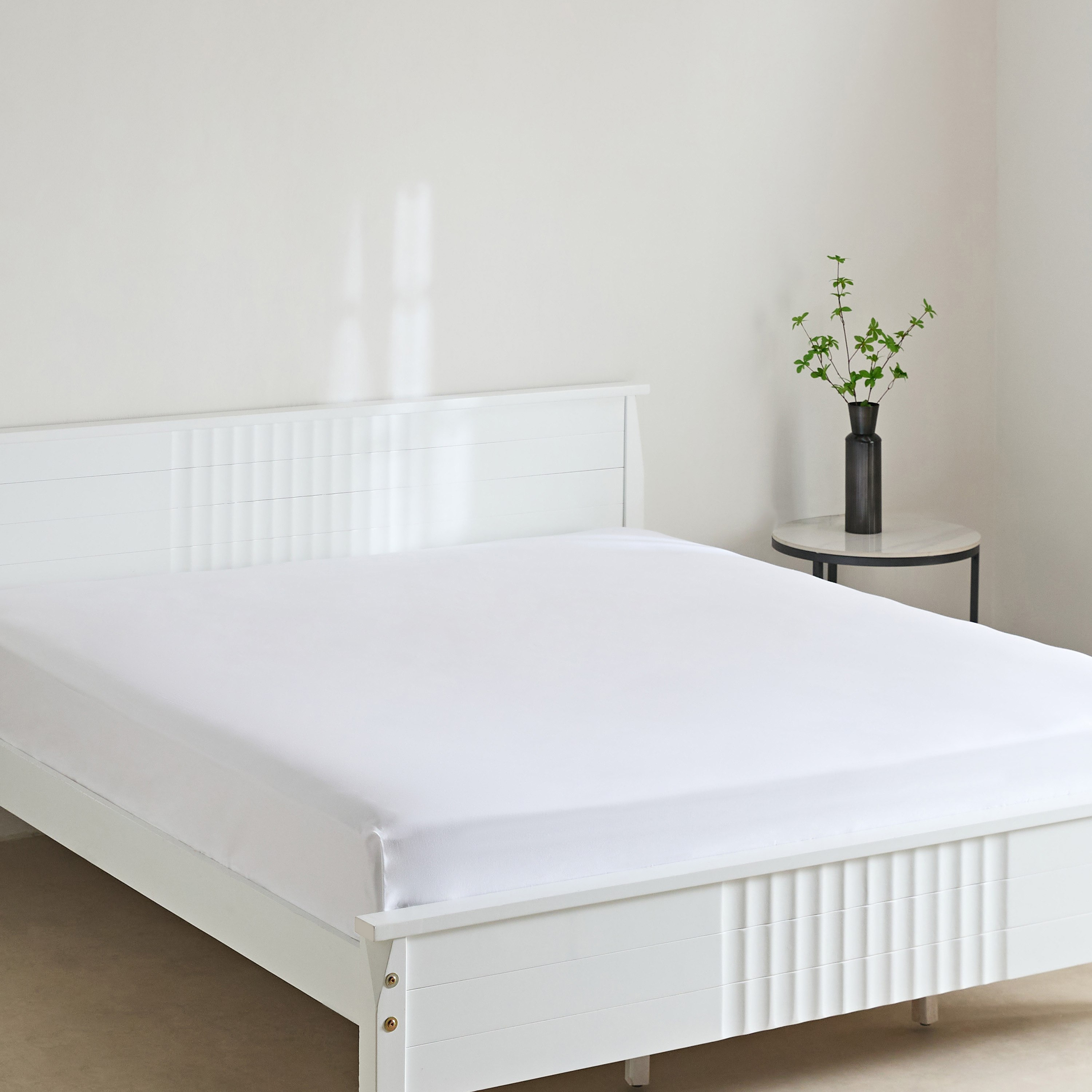 Essential Cotton Super King Flat Sheet - 270x260 cm-hbxhomeware-hbxbedroom-image-2