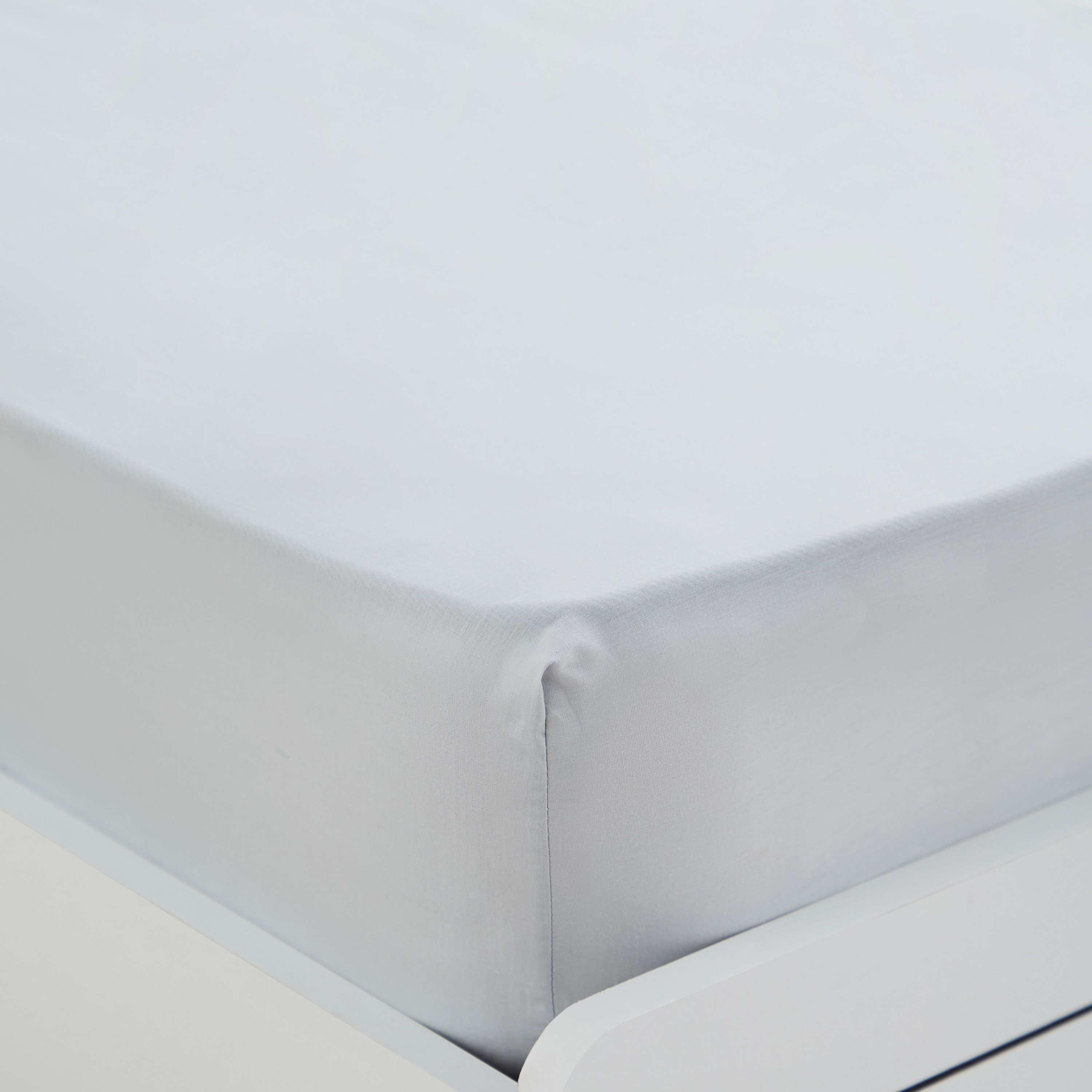 J♡ページ Buy Essential Cotton Single Fitted Sheet - 90x200+36 cm