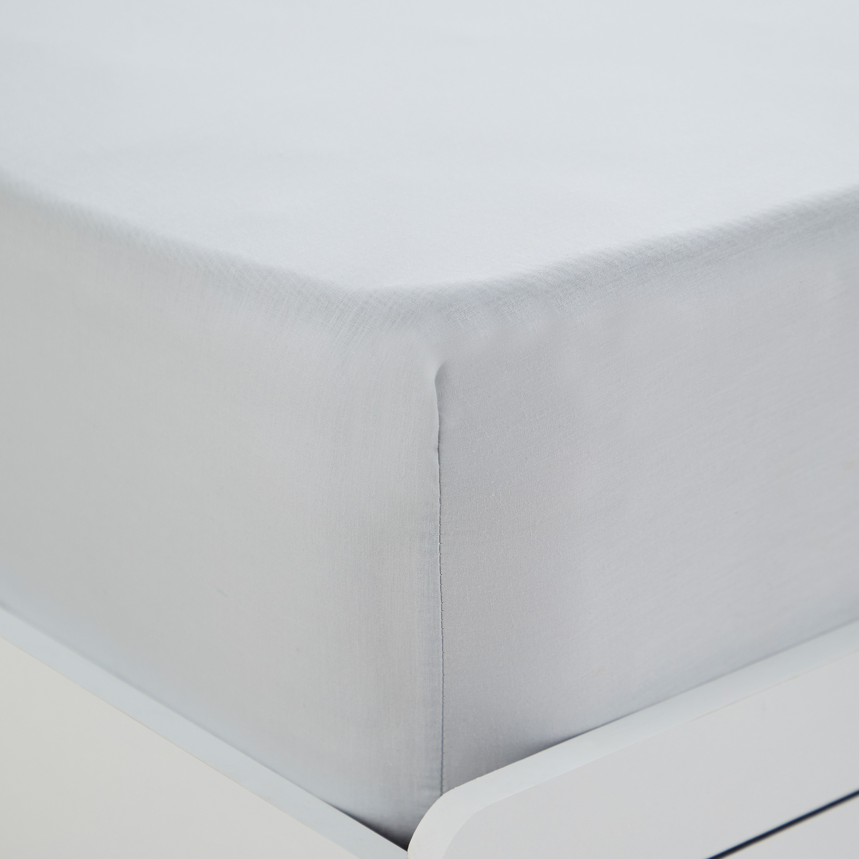 Essential Cotton Single Fitted Sheet - 90x200+36 cm-hbxhomeware-hbxbedroom-image-4