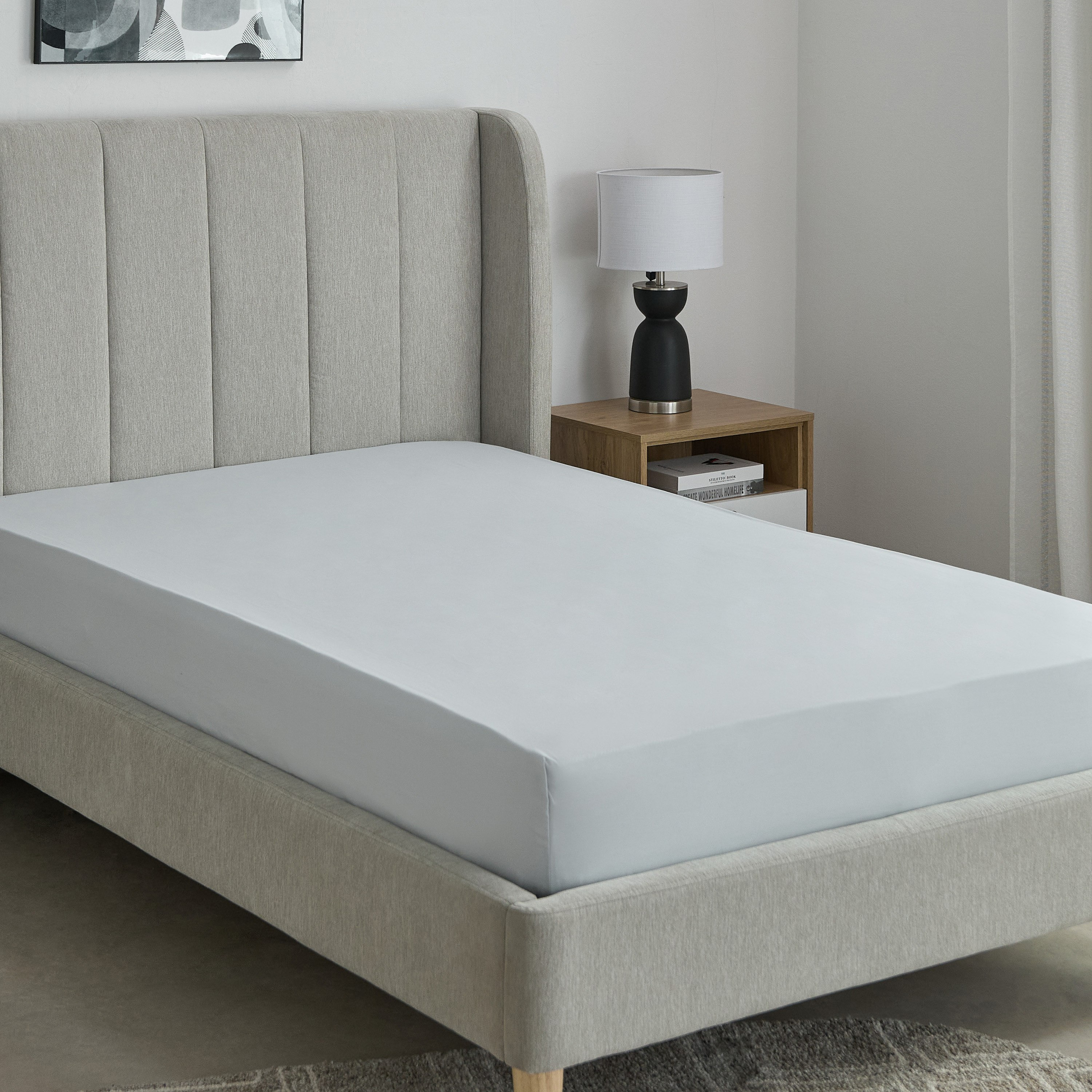 Essential Cotton Twin Fitted Sheet - 120x200+36 cm-hbxhomeware-hbxbedroom-image-2