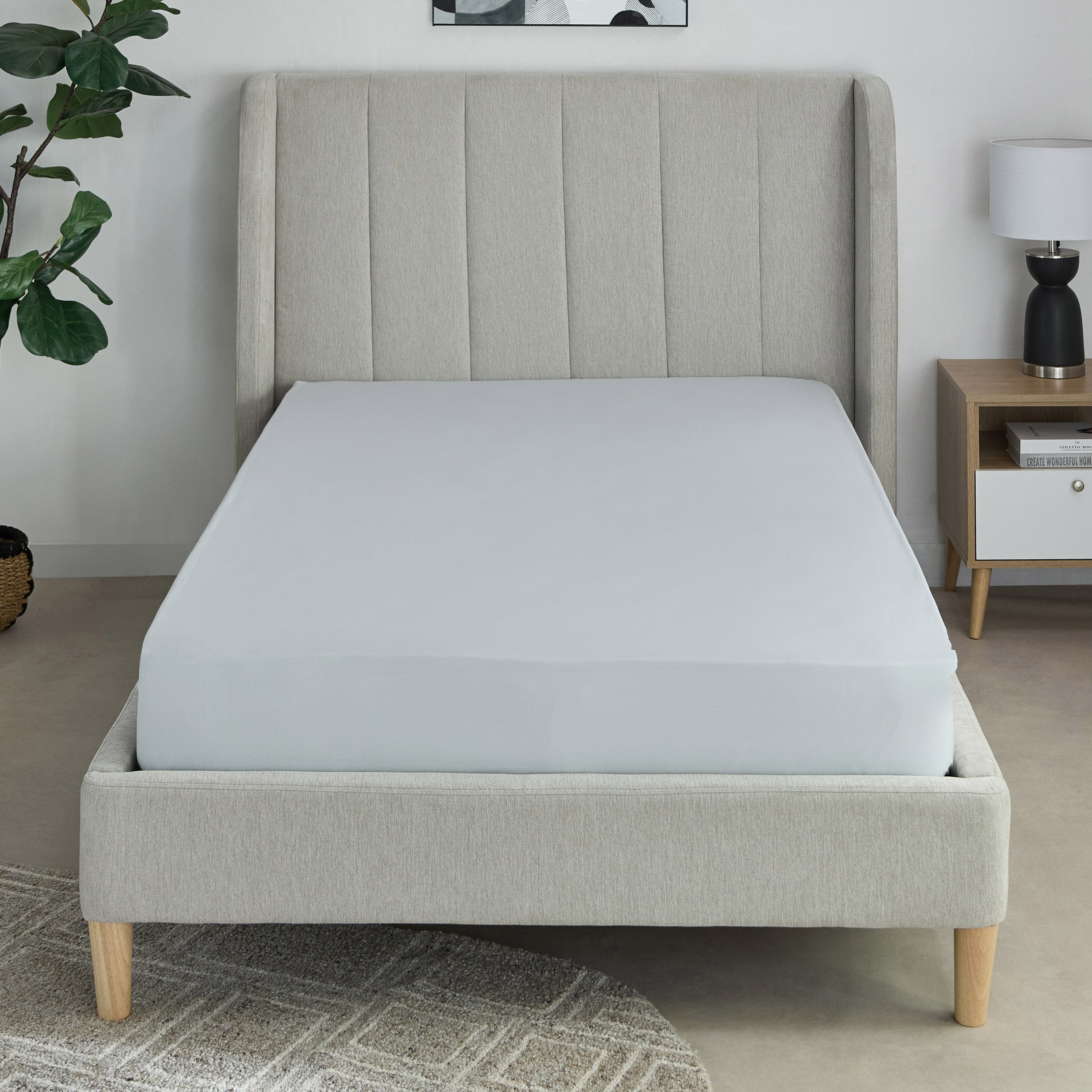 Essential Cotton Twin Fitted Sheet - 120x200+36 cm-hbxhomeware-hbxbedroom-image-3