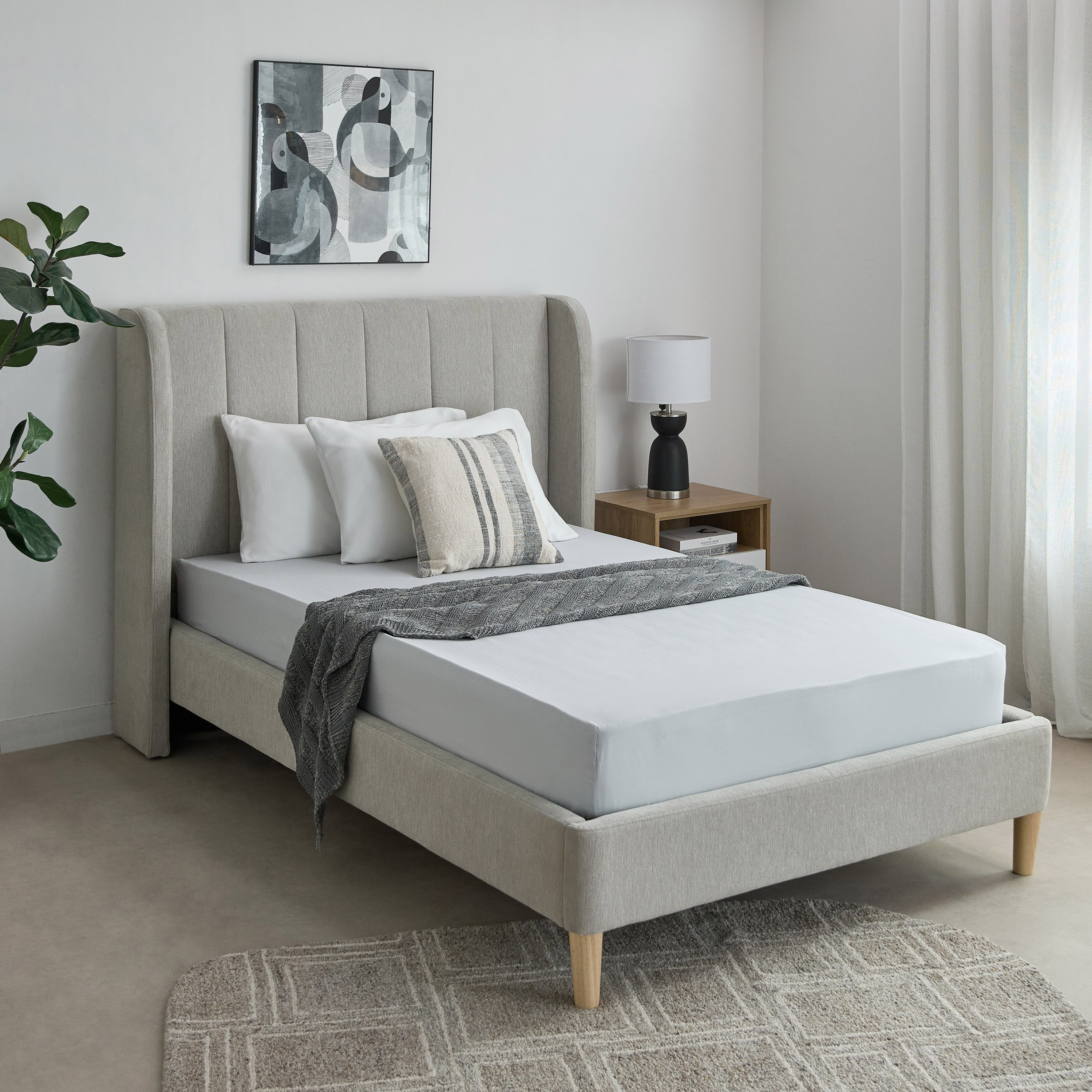 شرشف مسطح توين قطن من إسينشال - 170x260 سم-hbxhomeware-hbxbedroom-image-7