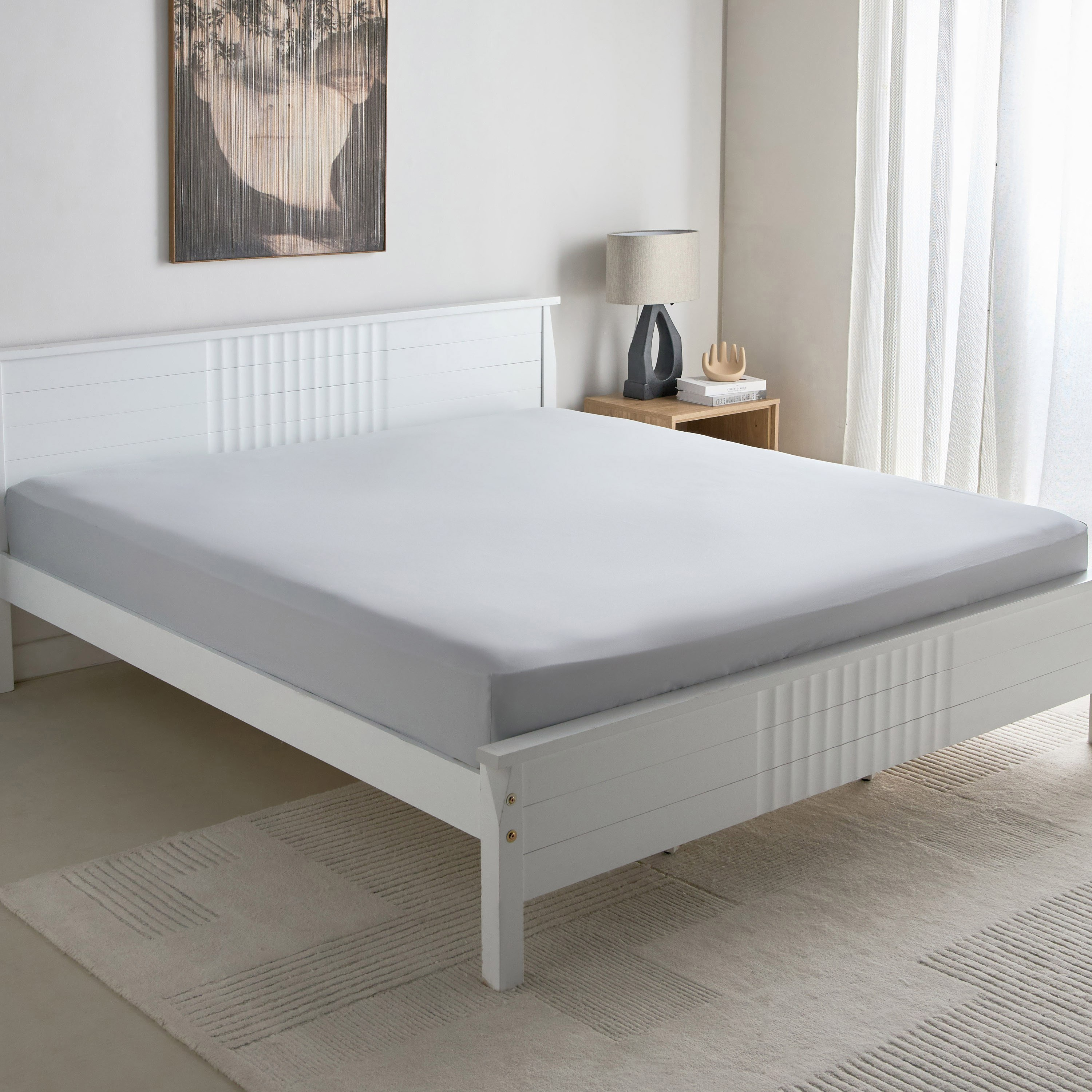 شرشف مسطح سوبر كينج قطن من إسينشال - 270x260 سم-hbxhomeware-hbxbedroom-image-2