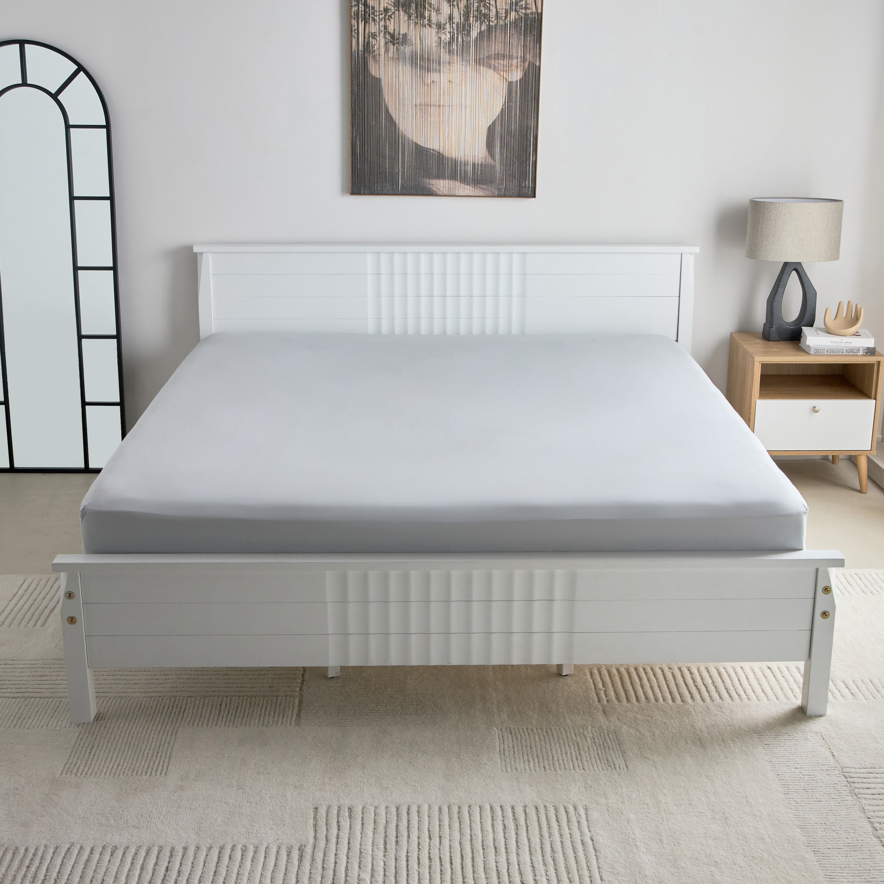 شرشف مسطح سوبر كينج قطن من إسينشال - 270x260 سم-hbxhomeware-hbxbedroom-image-3
