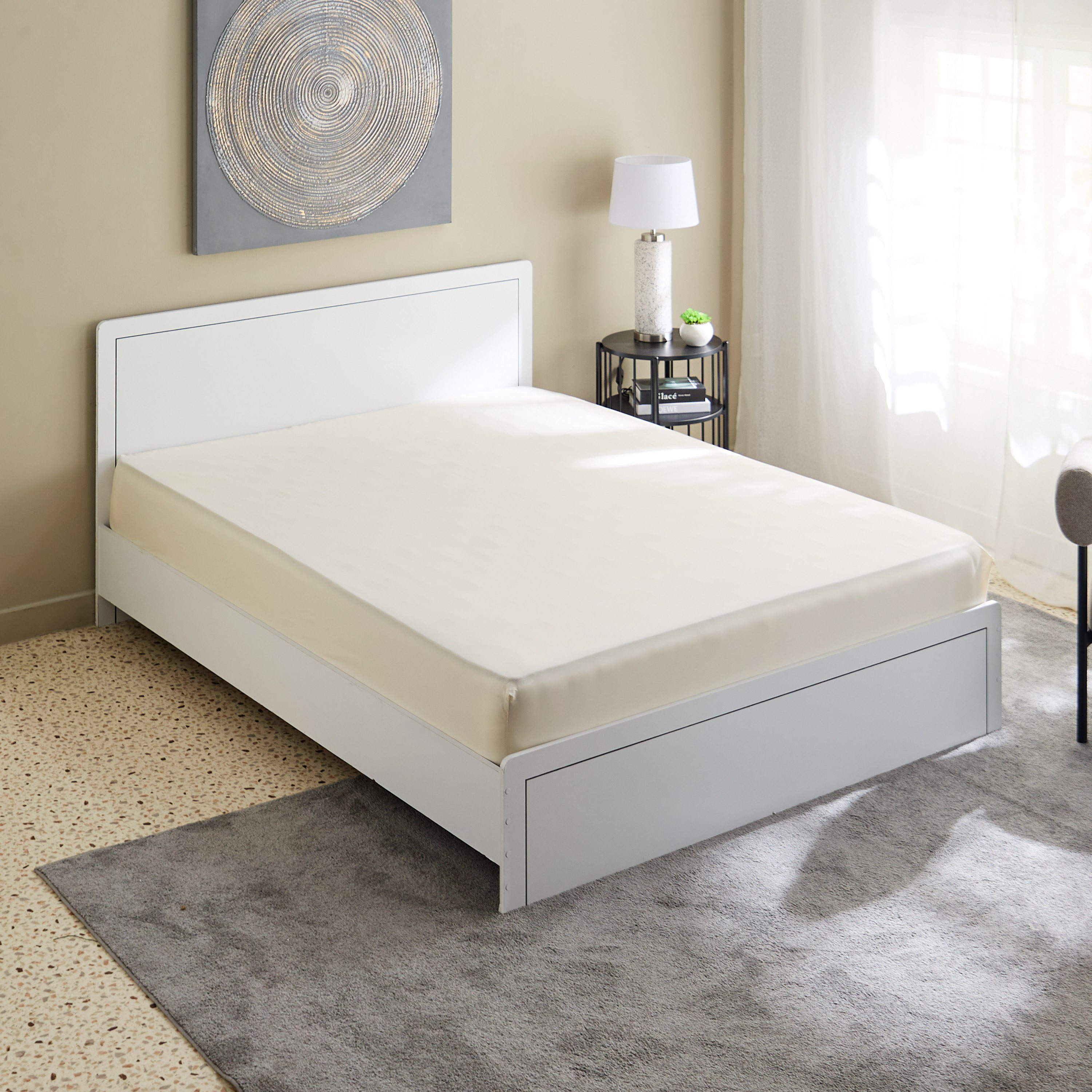 Essential Cotton Queen Fitted Sheet - 150x200+36 cm-hbxhomeware-hbxbedroom-image-2