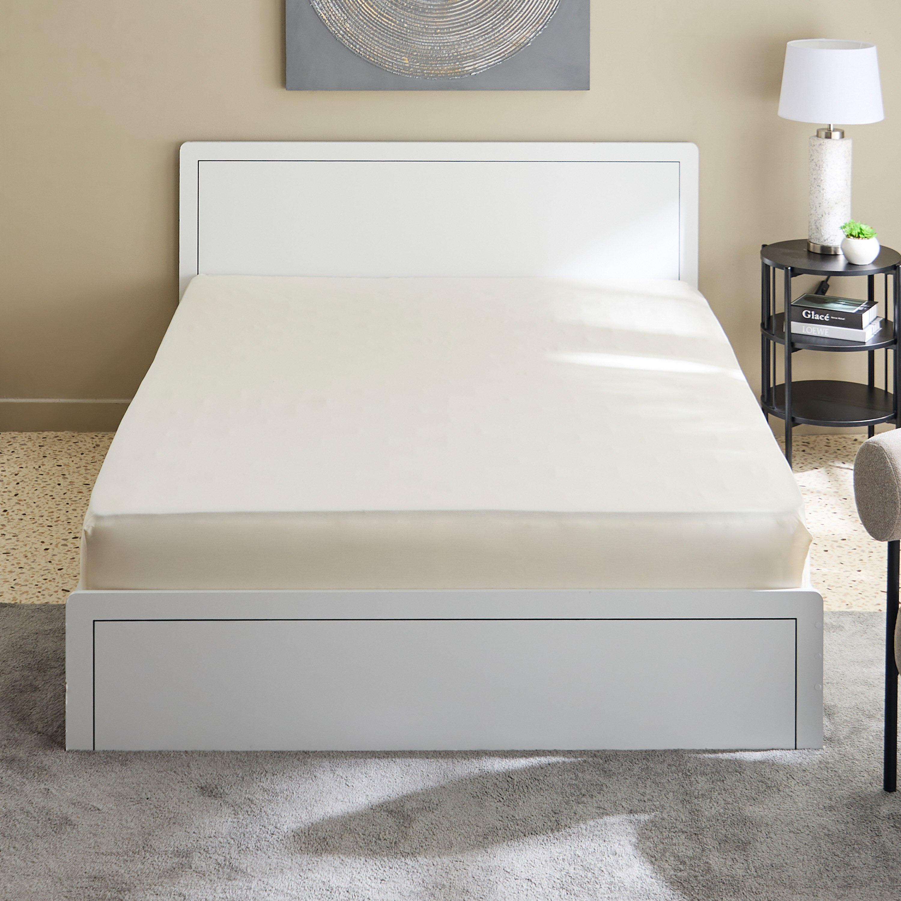Essential Cotton Queen Fitted Sheet - 150x200+36 cm-hbxhomeware-hbxbedroom-image-3