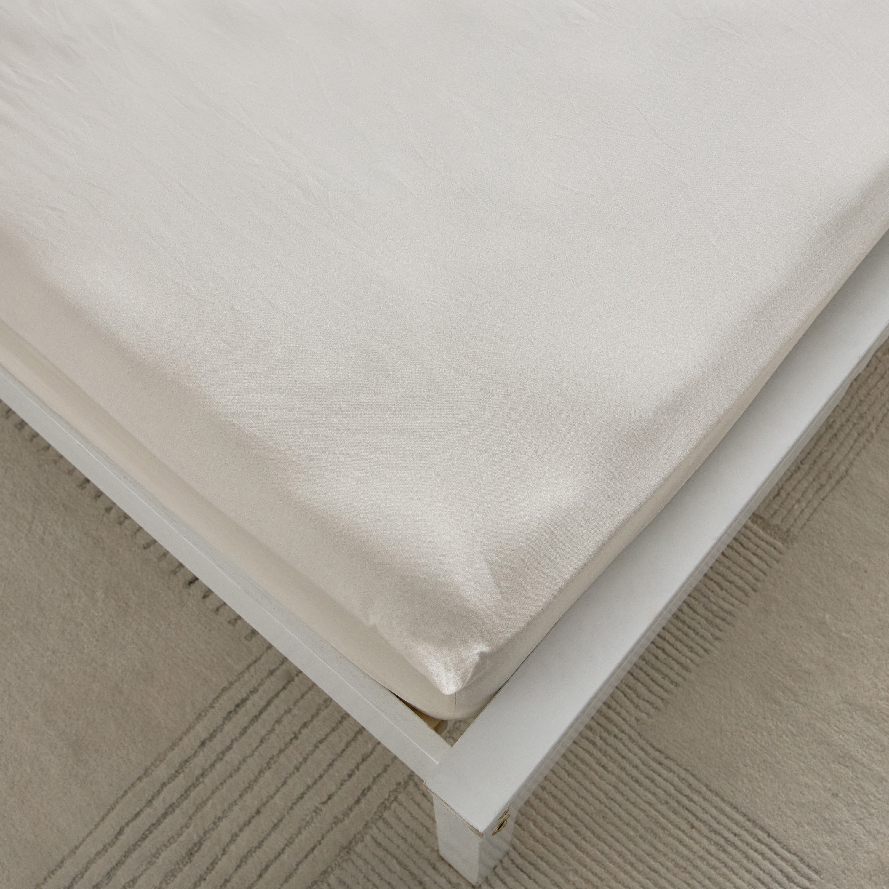 Essential King Cotton Fitted Sheet - 180x200+36 cm-hbxhomeware-hbxbedroom-image-4