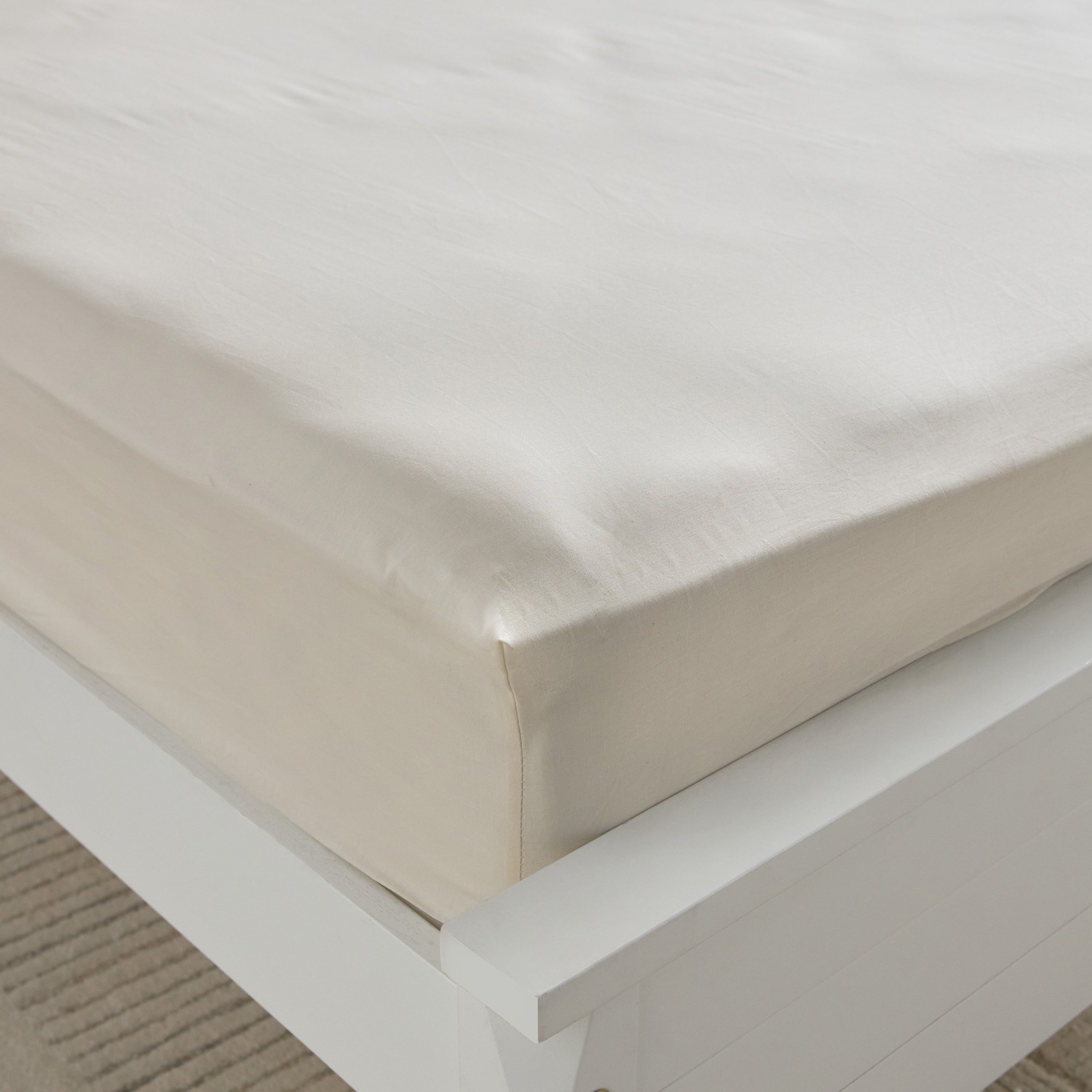 Essential King Cotton Fitted Sheet - 180x200+36 cm-hbxhomeware-hbxbedroom-image-6