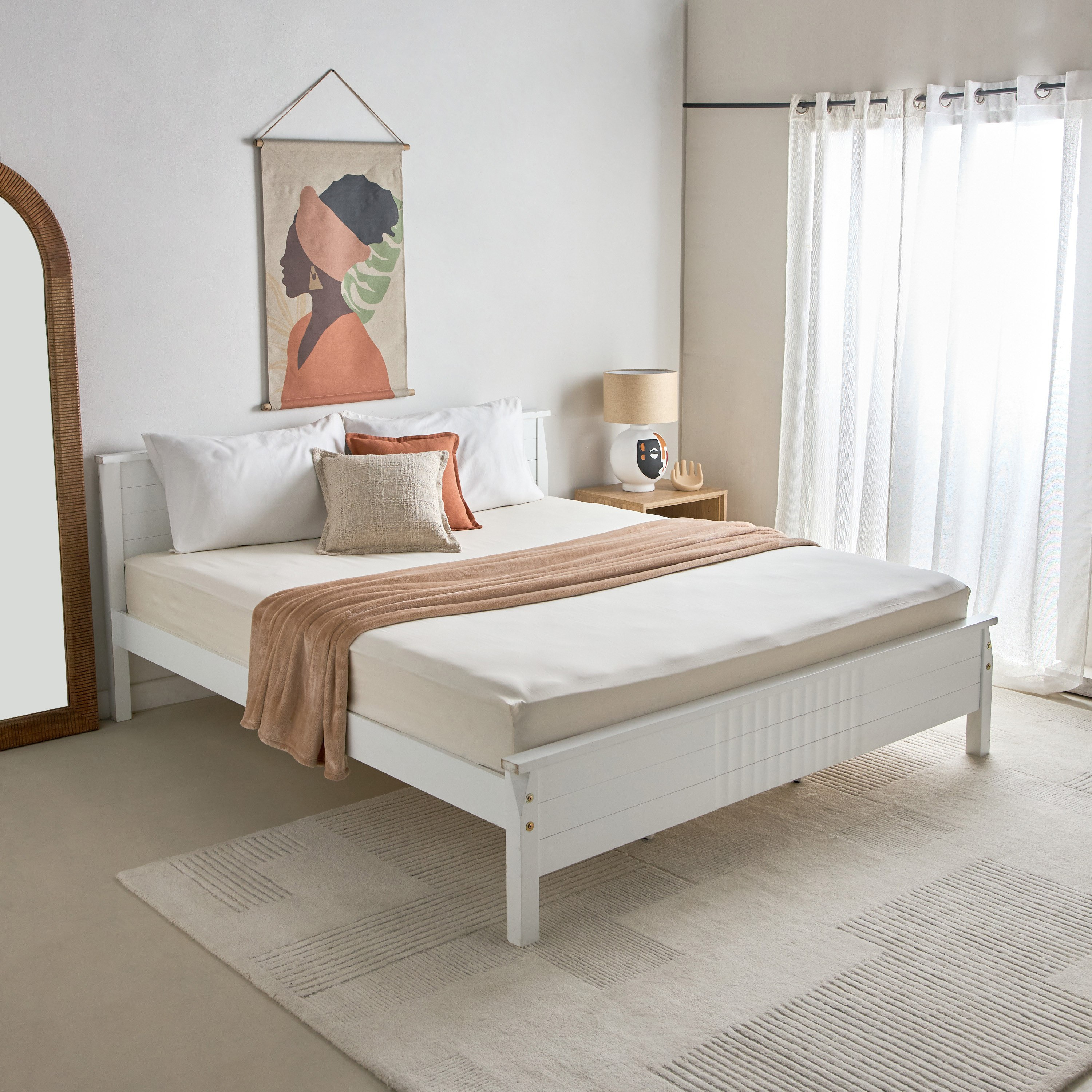 Essential King Cotton Fitted Sheet - 180x200+36 cm-hbxhomeware-hbxbedroom-image-8