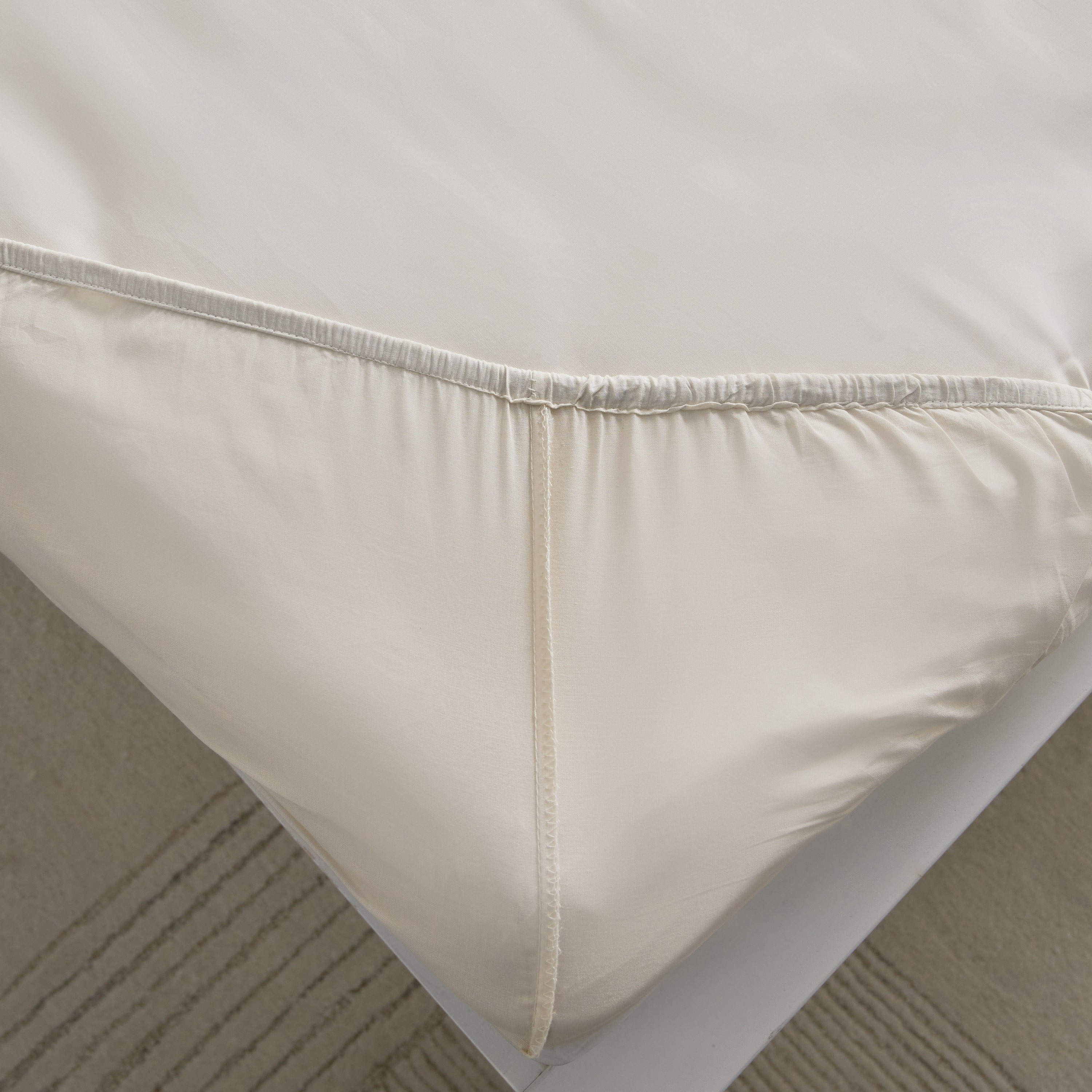 Essential Super King Cotton Fitted Sheet - 200x200+36 cm-hbxhomeware-bedding-fittedsheets-image-7