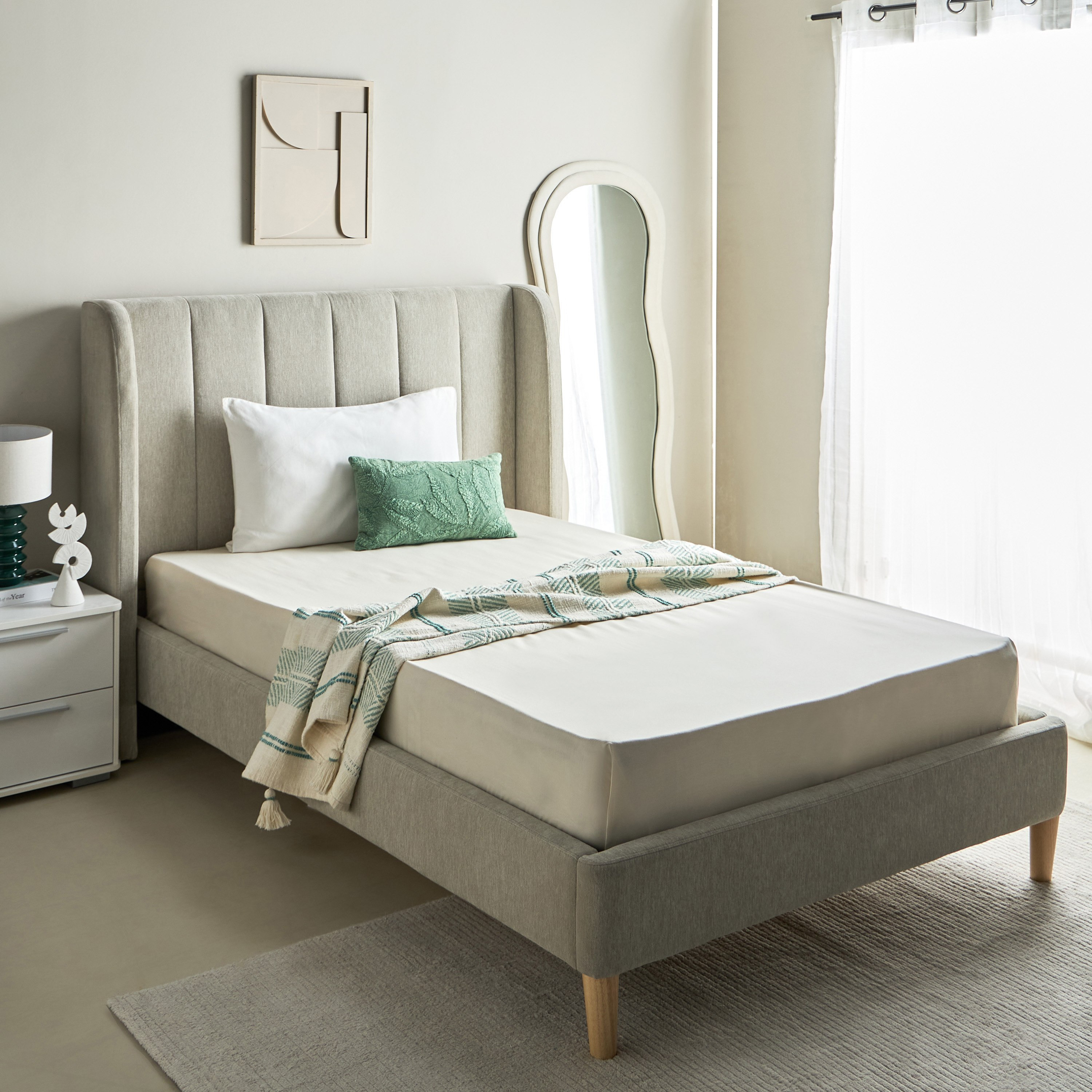 شرشف مسطح توين قطن من إسنشيال - 170x260 سم-hbxhomeware-hbxbedroom-image-8