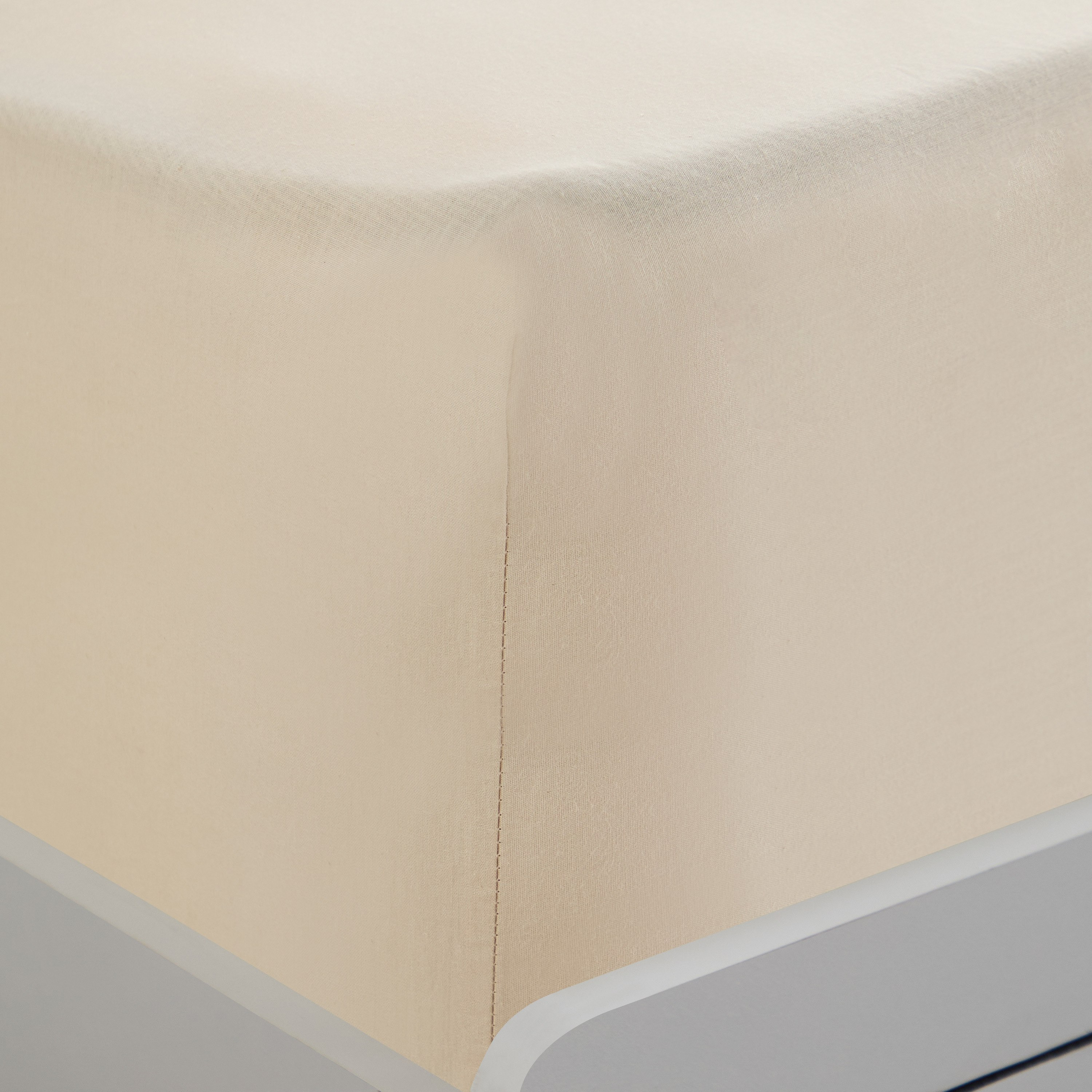 Essential Cotton Single Fitted Sheet - 90x200+36 cm-hbxhomeware-hbxbedroom-image-4