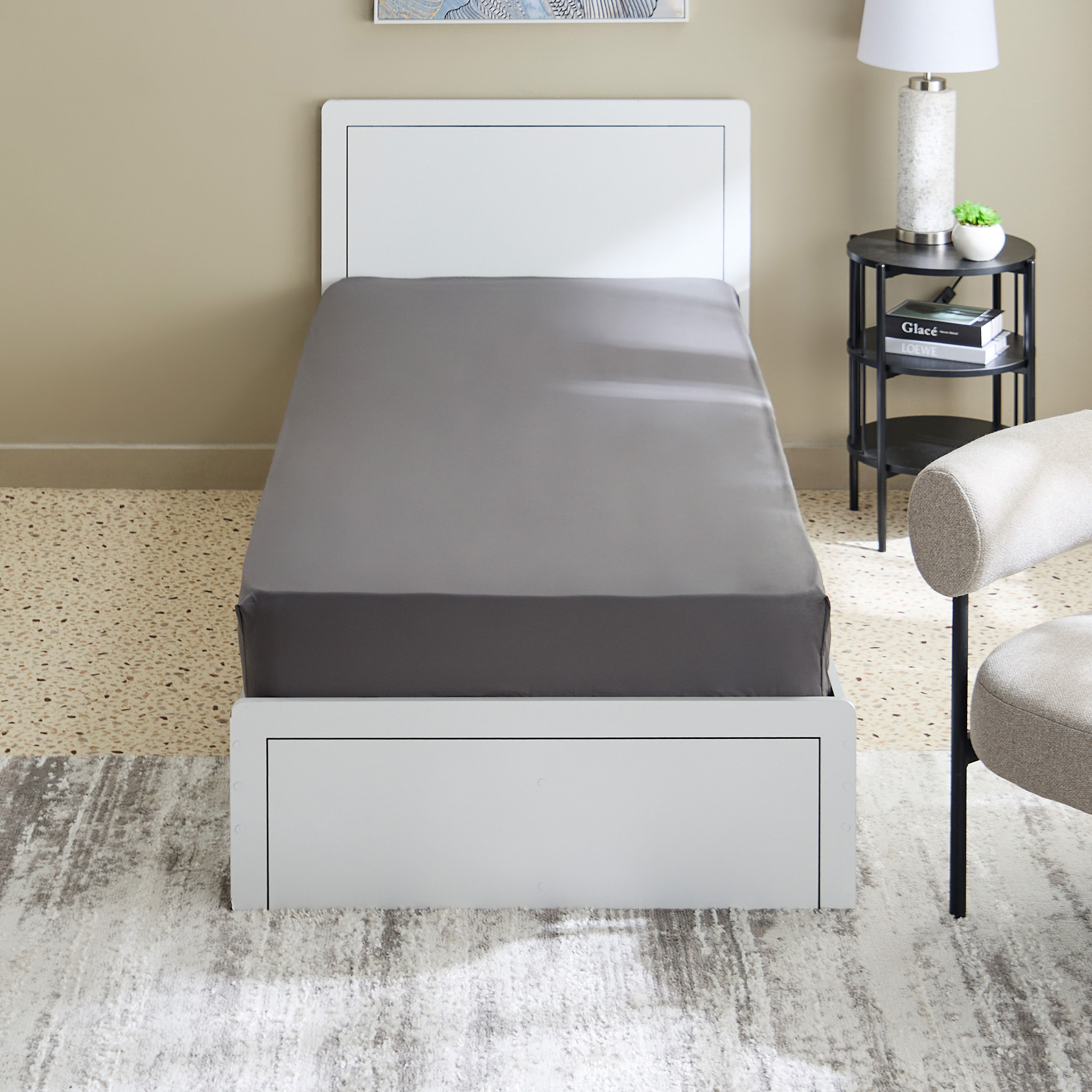 Essential Cotton Single Fitted Sheet - 90x200+36 cm-hbxhomeware-hbxbedroom-image-3