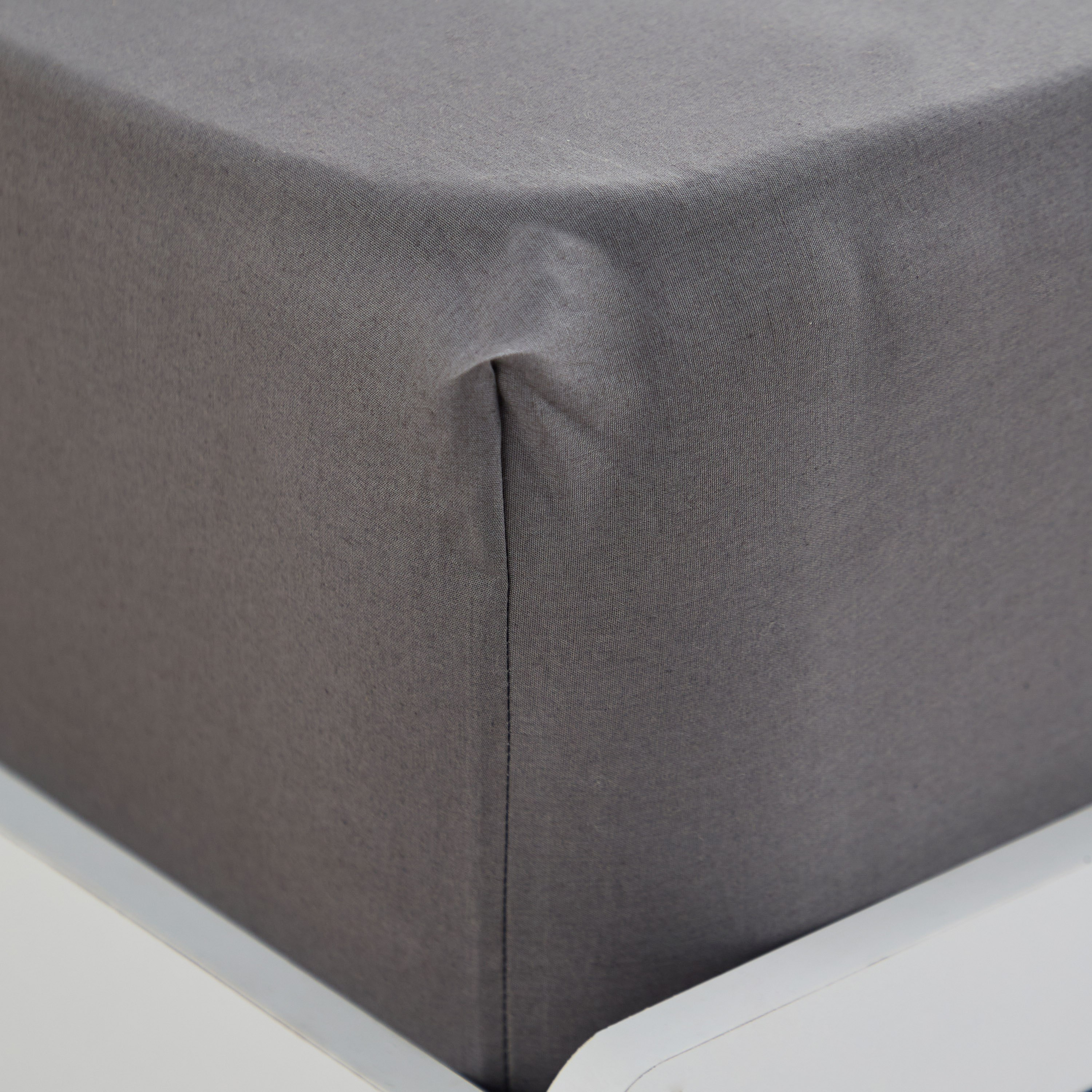 Essential Cotton Single Fitted Sheet - 90x200+36 cm-hbxhomeware-hbxbedroom-image-4
