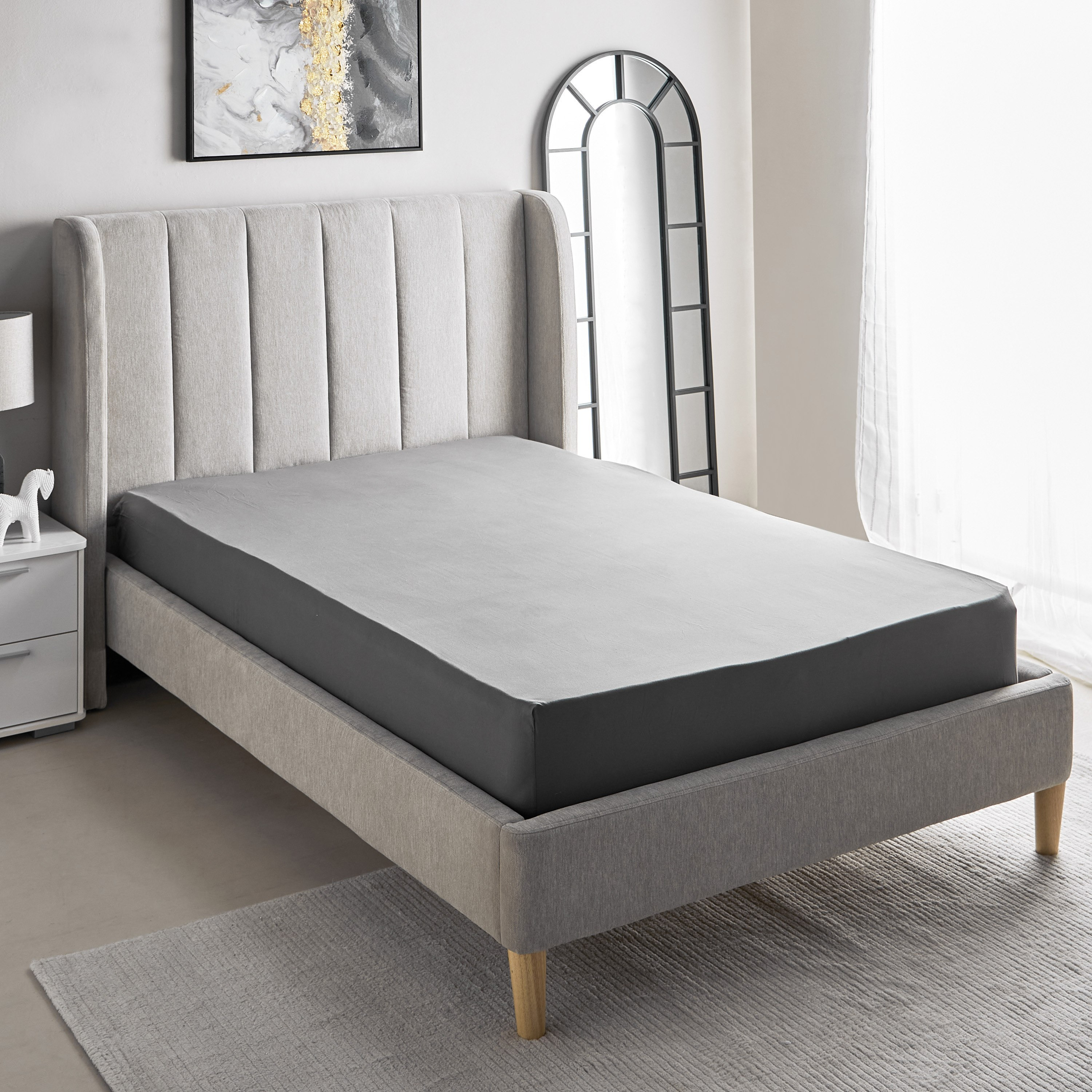 Essential Cotton Twin Fitted Sheet - 120x200+36 cm-hbxhomeware-hbxbedroom-image-2