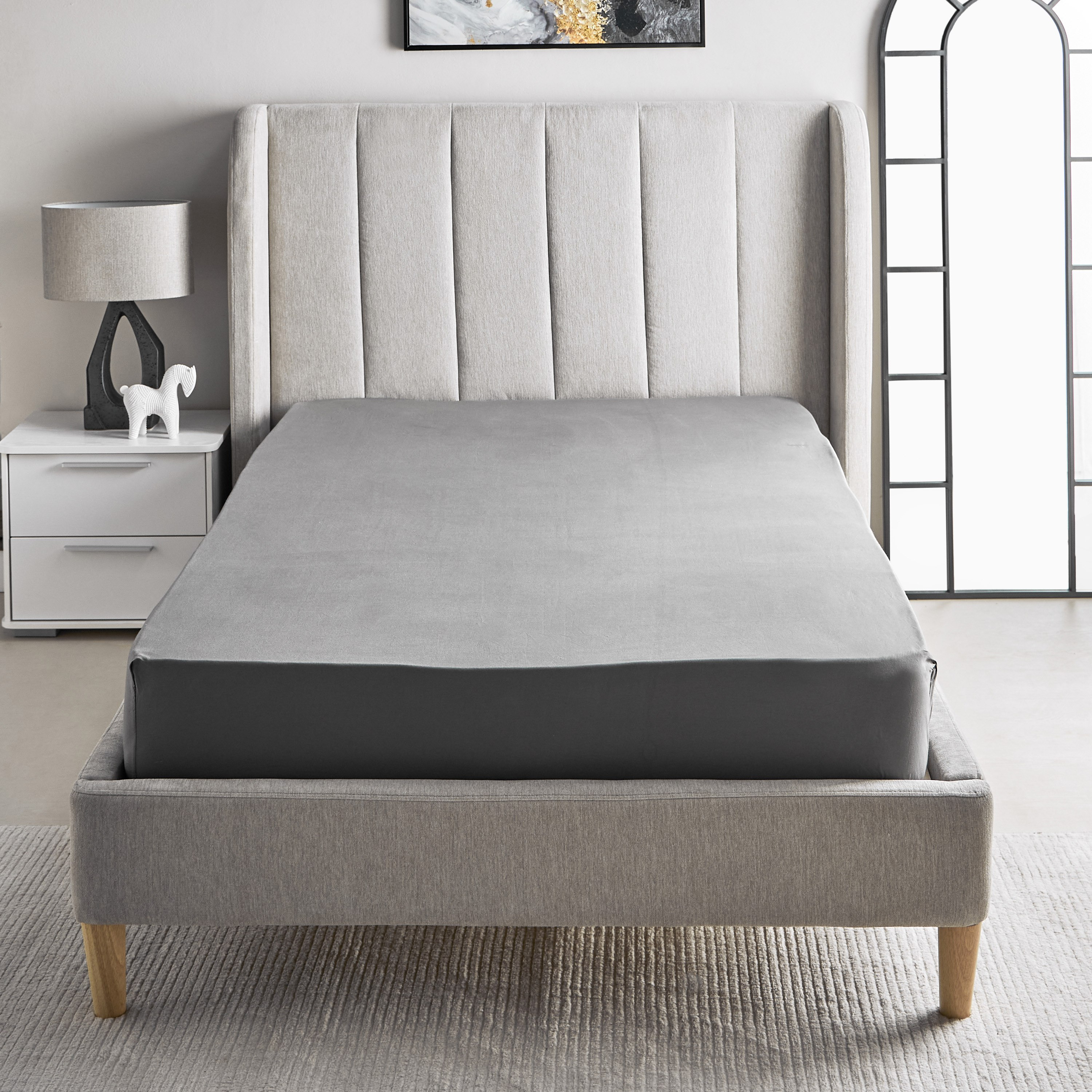 Essential Cotton Twin Fitted Sheet - 120x200+36 cm-hbxhomeware-hbxbedroom-image-3