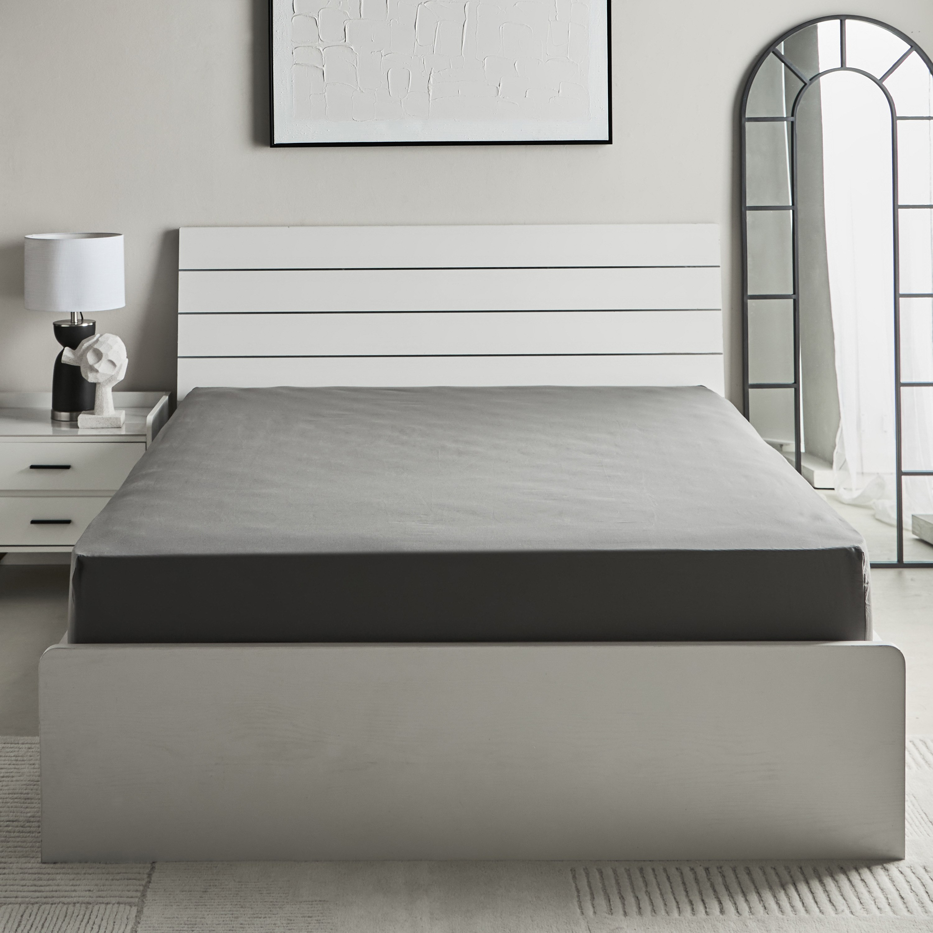 Essential Cotton Queen Fitted Sheet - 150x200+36 cm-hbxhomeware-bedding-fittedsheets-image-3