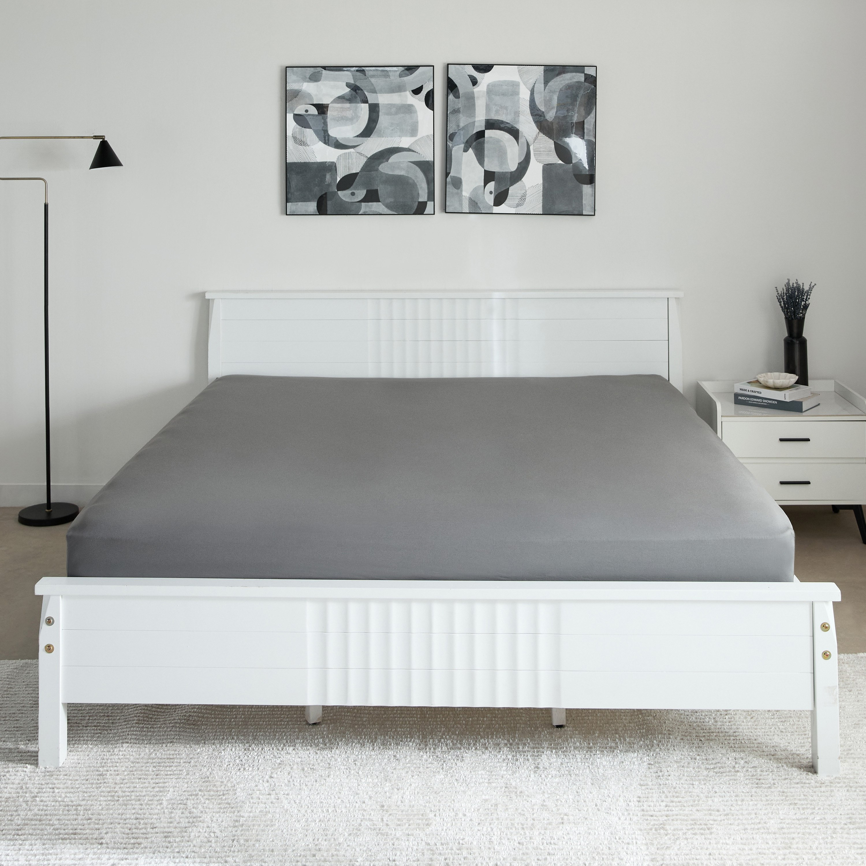 Essential Cotton King Fitted Sheet - 180x200+36 cm-hbxhomeware-hbxbedroom-image-3