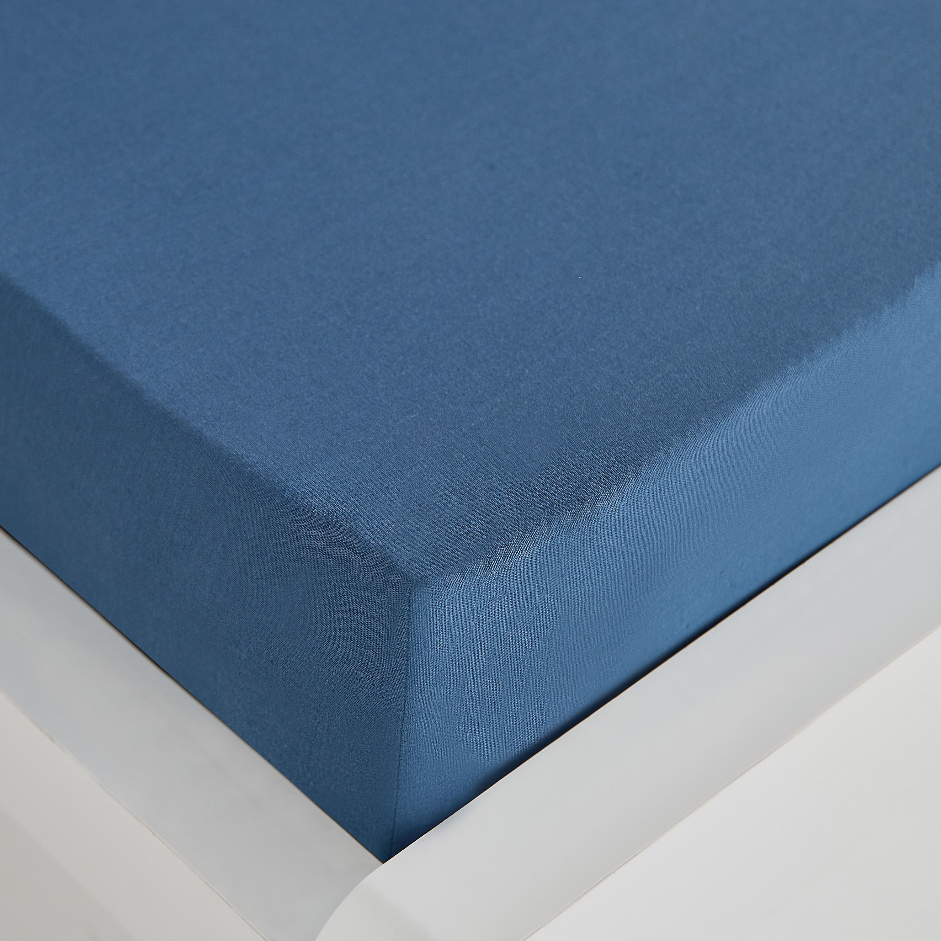 Essential Solid Cotton Single Fitted Sheet - 90x200+36 cm-hbxhomeware-hbxkidsandyouth-image-6