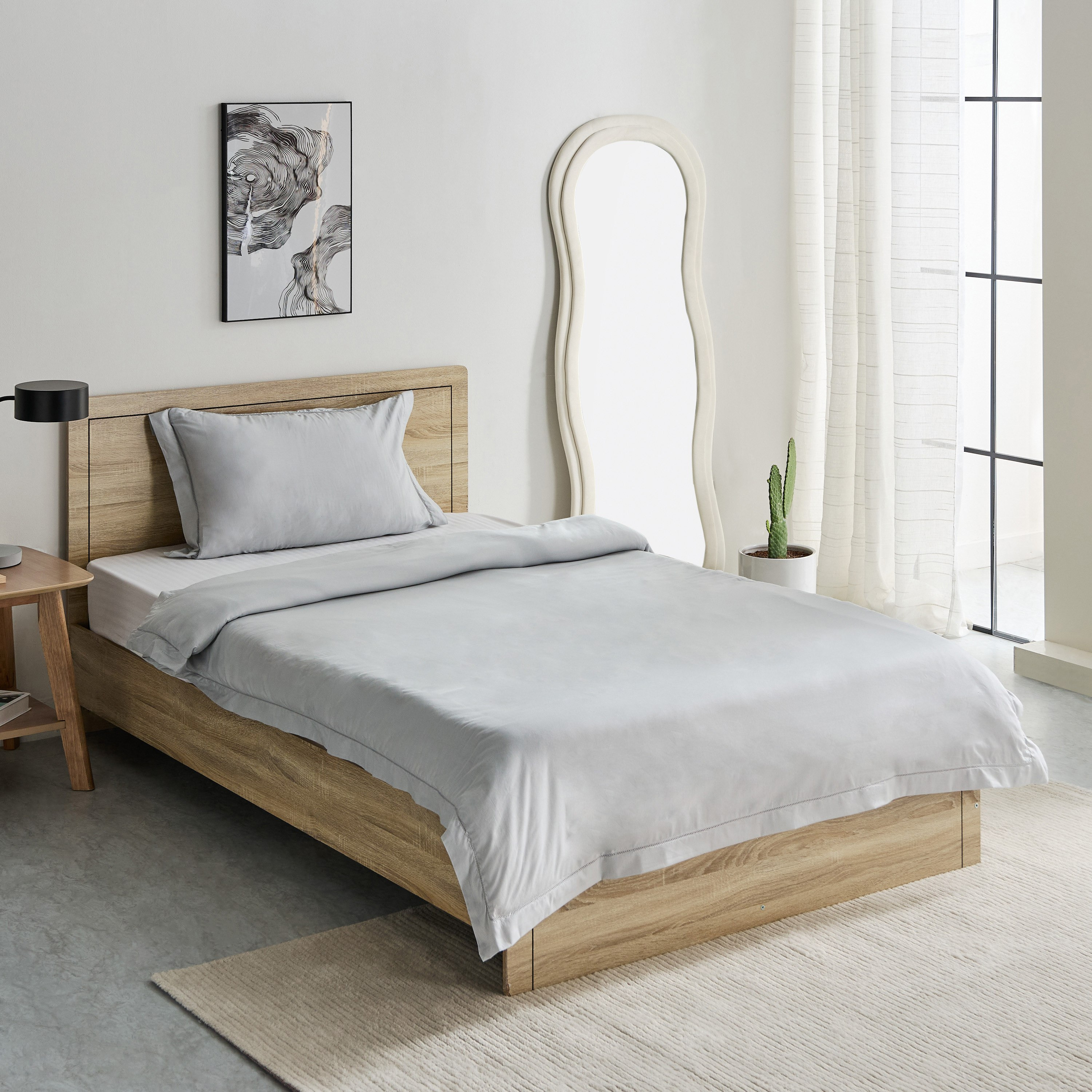 طقم غطاء لحاف فردي قطعتين  من إسينشال- 135x200 سم-hbxhomeware-hbxbedroom-image-2