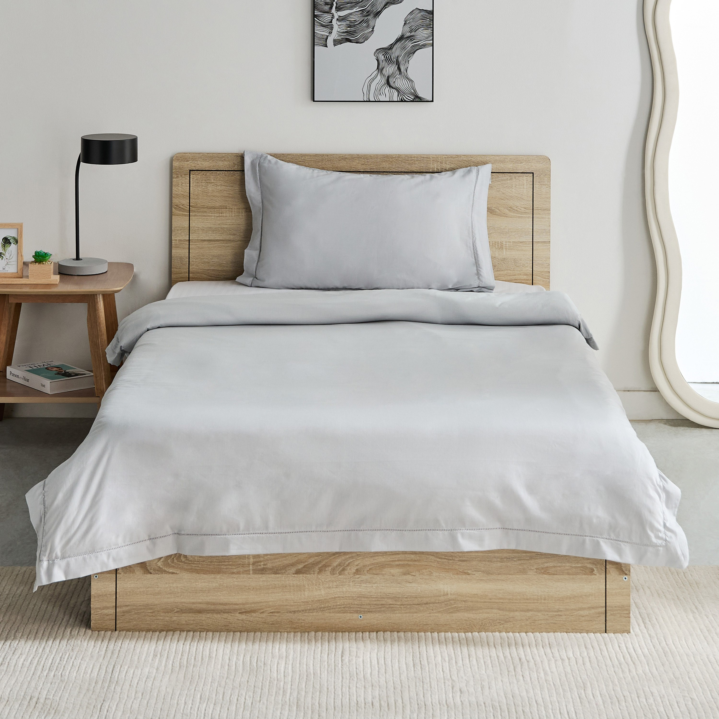 طقم غطاء لحاف فردي قطعتين  من إسينشال- 135x200 سم-hbxhomeware-hbxbedroom-image-3