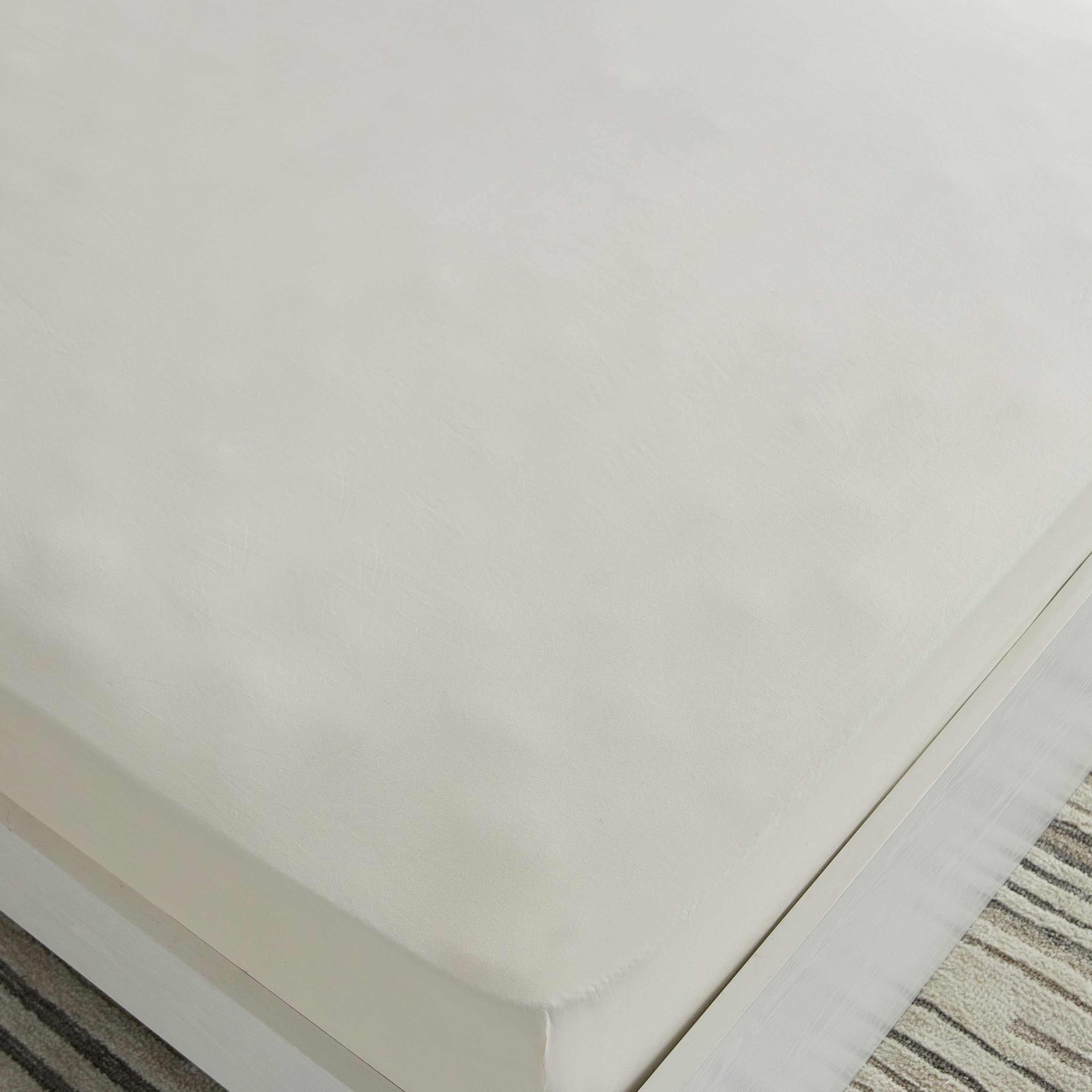 شرشف مطّاطي كوين قطن أوليمبك من إيسنشيال - 160x200+36 سم-hbxhomeware-hbxbedroom-image-4
