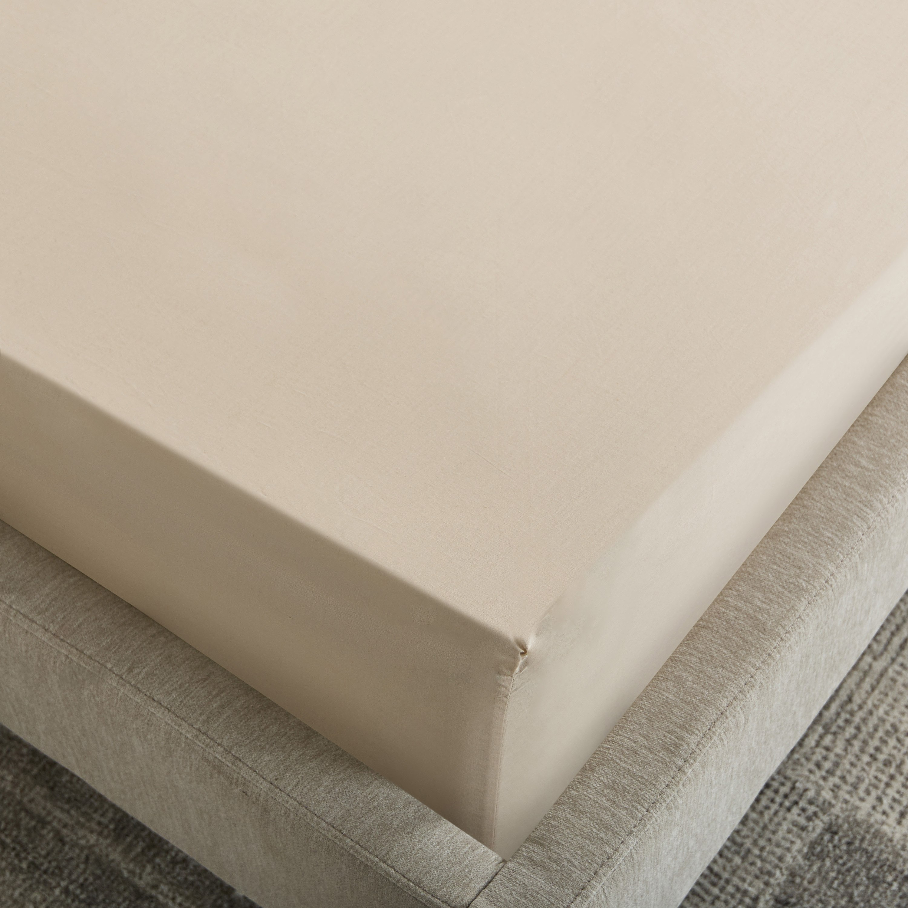 Essential Cotton Double Fitted Sheet - 140x200+36 cm-hbxhomeware-hbxbedroom-image-5