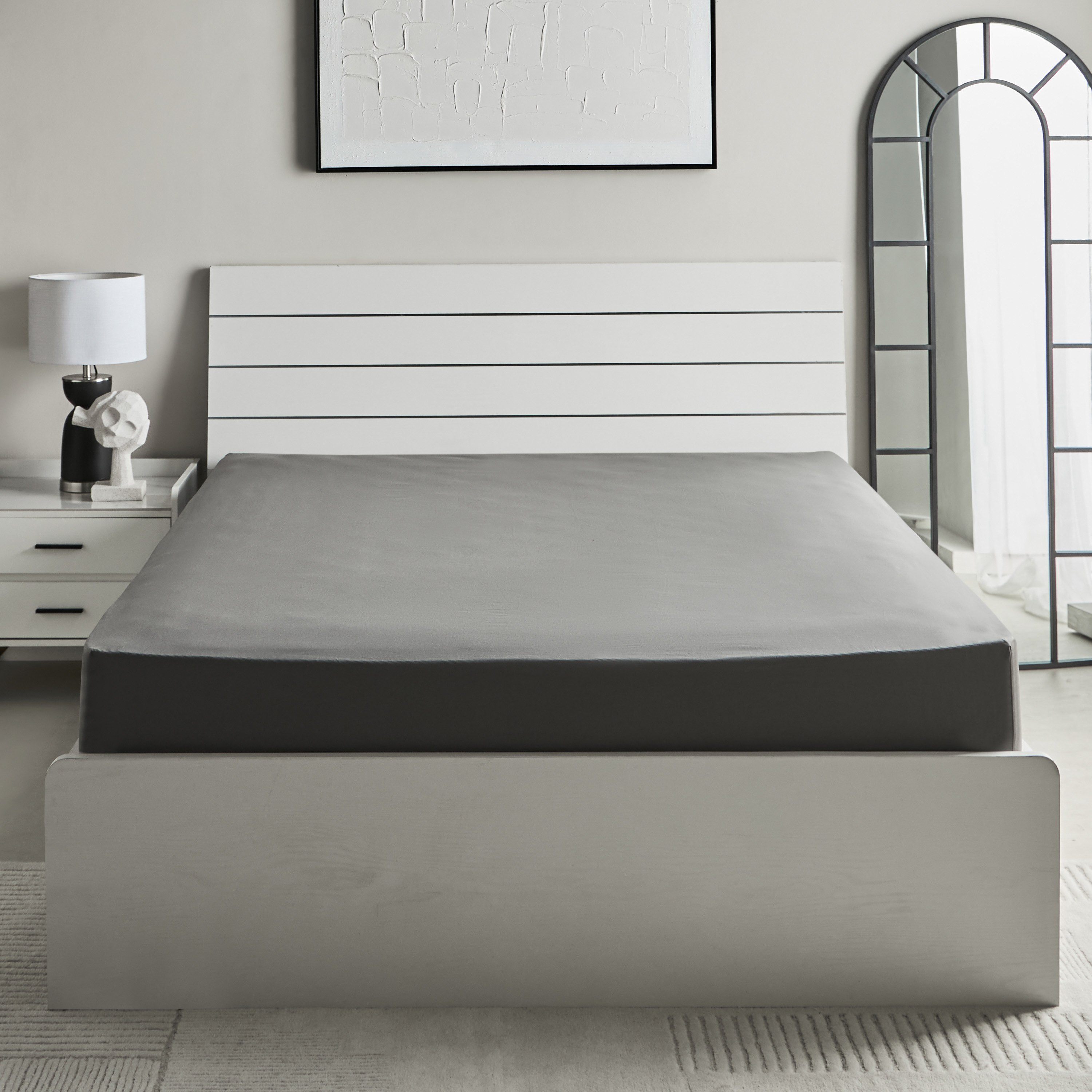 Essential Cotton Olympic Queen Fitted Sheet - 160x200+36 cm-hbxhomeware-hbxbedroom-image-3