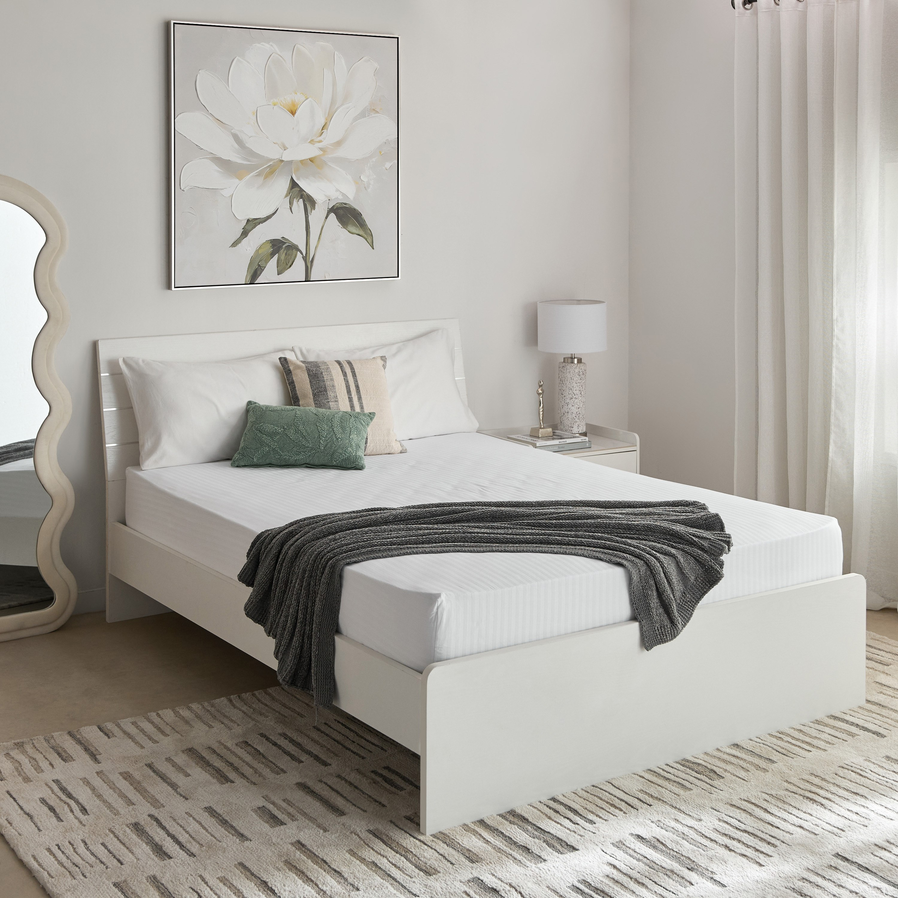 Hamilton Satin Striped Queen Fitted Sheet - 150x200+36 cm-hbxhomeware-hbxbedroom-image-8