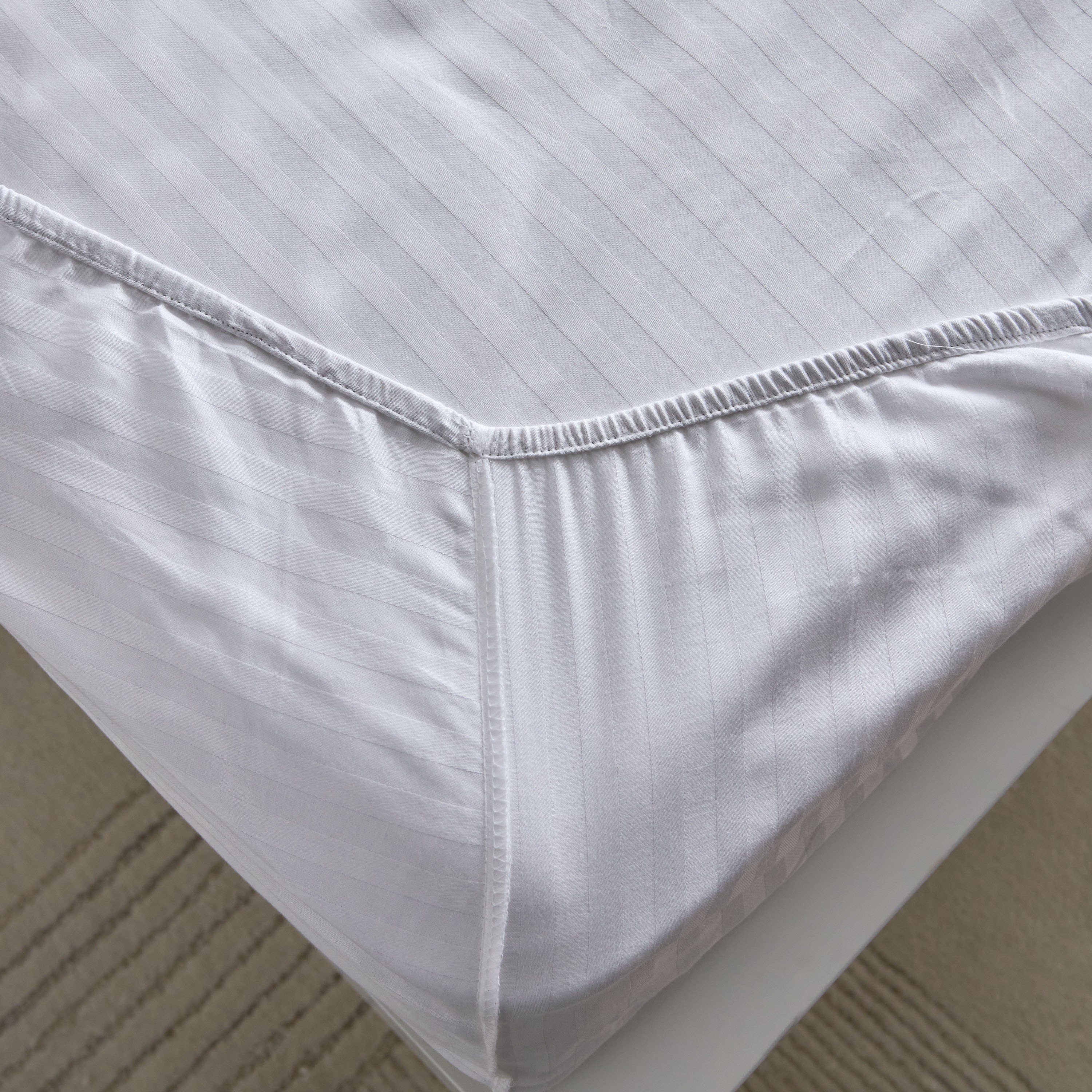 Hamilton Satin Stripe King Fitted Sheet - 180x200+36 cm-hbxhomeware-hbxbedroom-image-7