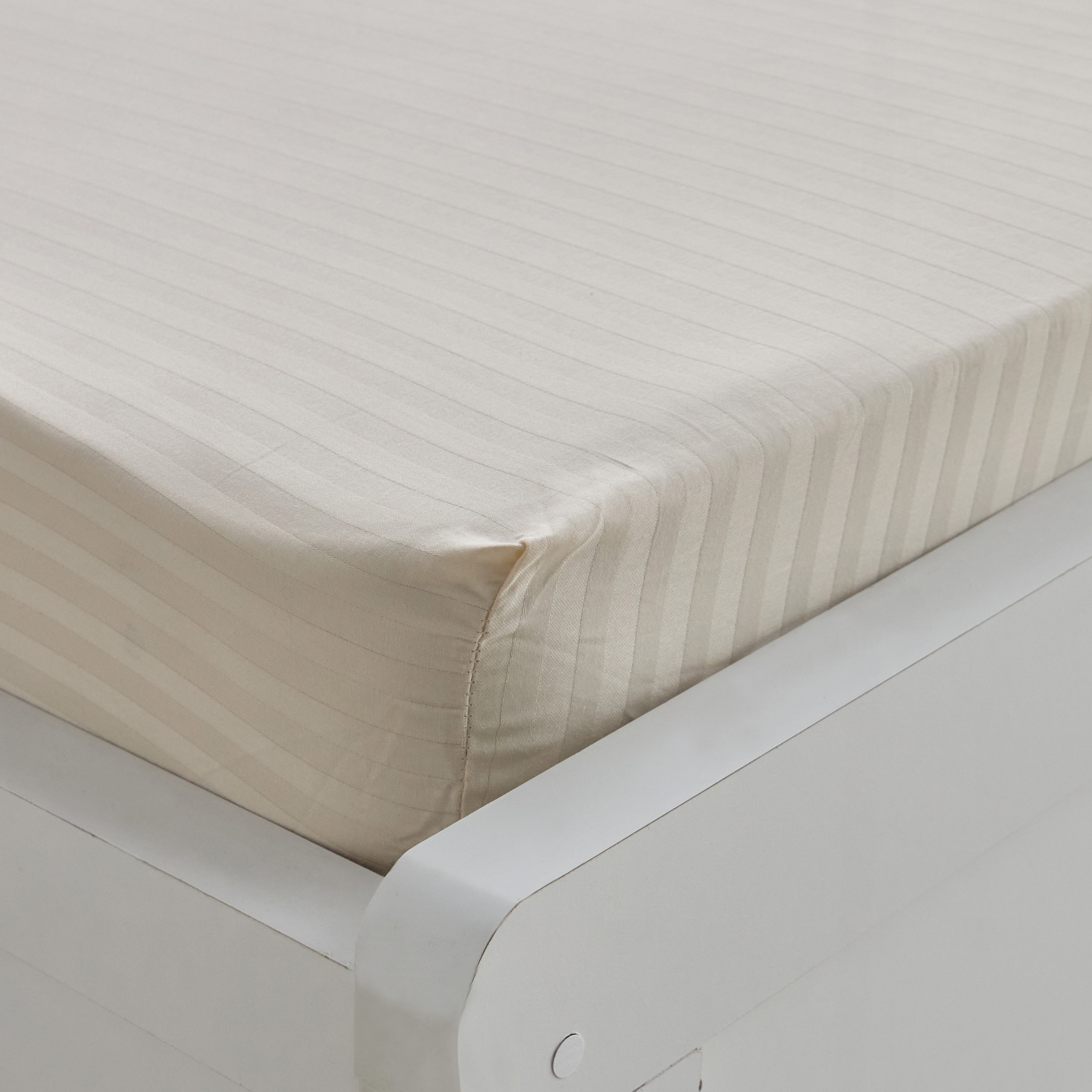 Hamilton Stripe Satin Cotton Single Fitted Sheet - 90x200+36 cm-hbxhomeware-hbxbedroom-image-5