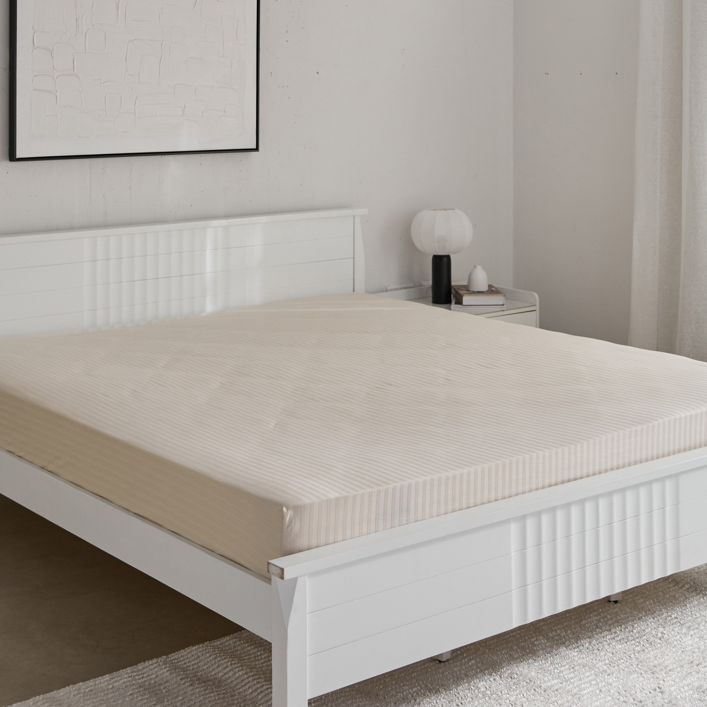Hamilton Striped Satin Cotton King Fitted Sheet - 180x210+36 cm-hbxhomeware-hbxbedroom-image-2