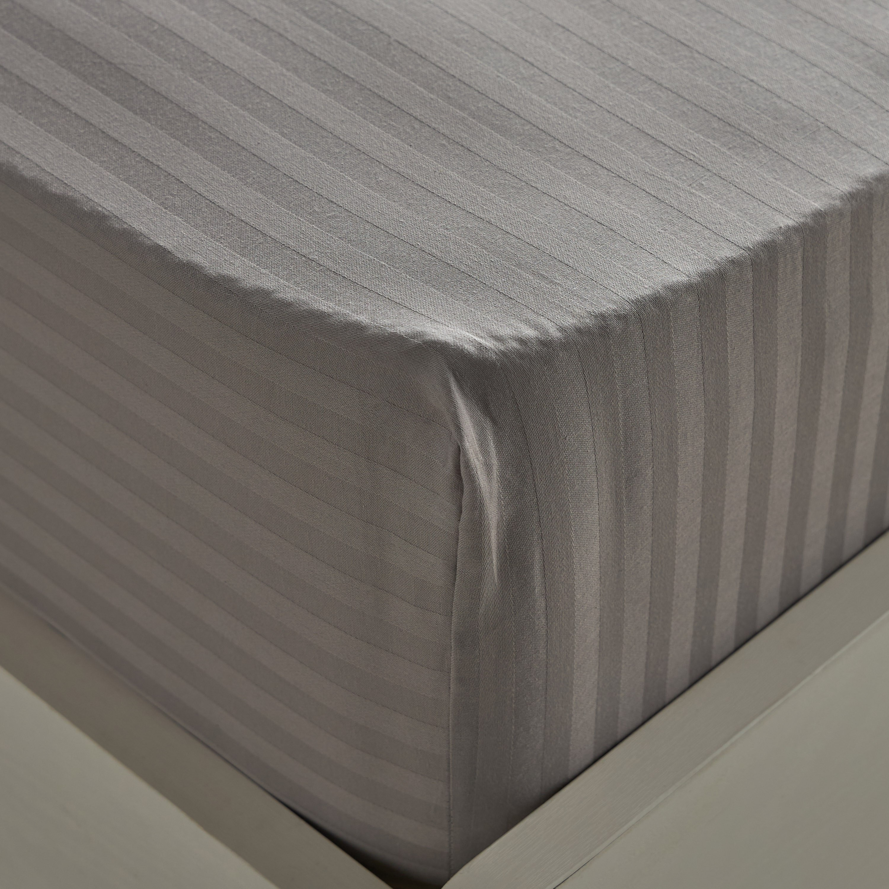 Hamilton Satin Stripe Queen Fitted Sheet - 150x200+36 cm-hbxhomeware-bedding-fittedsheets-image-5