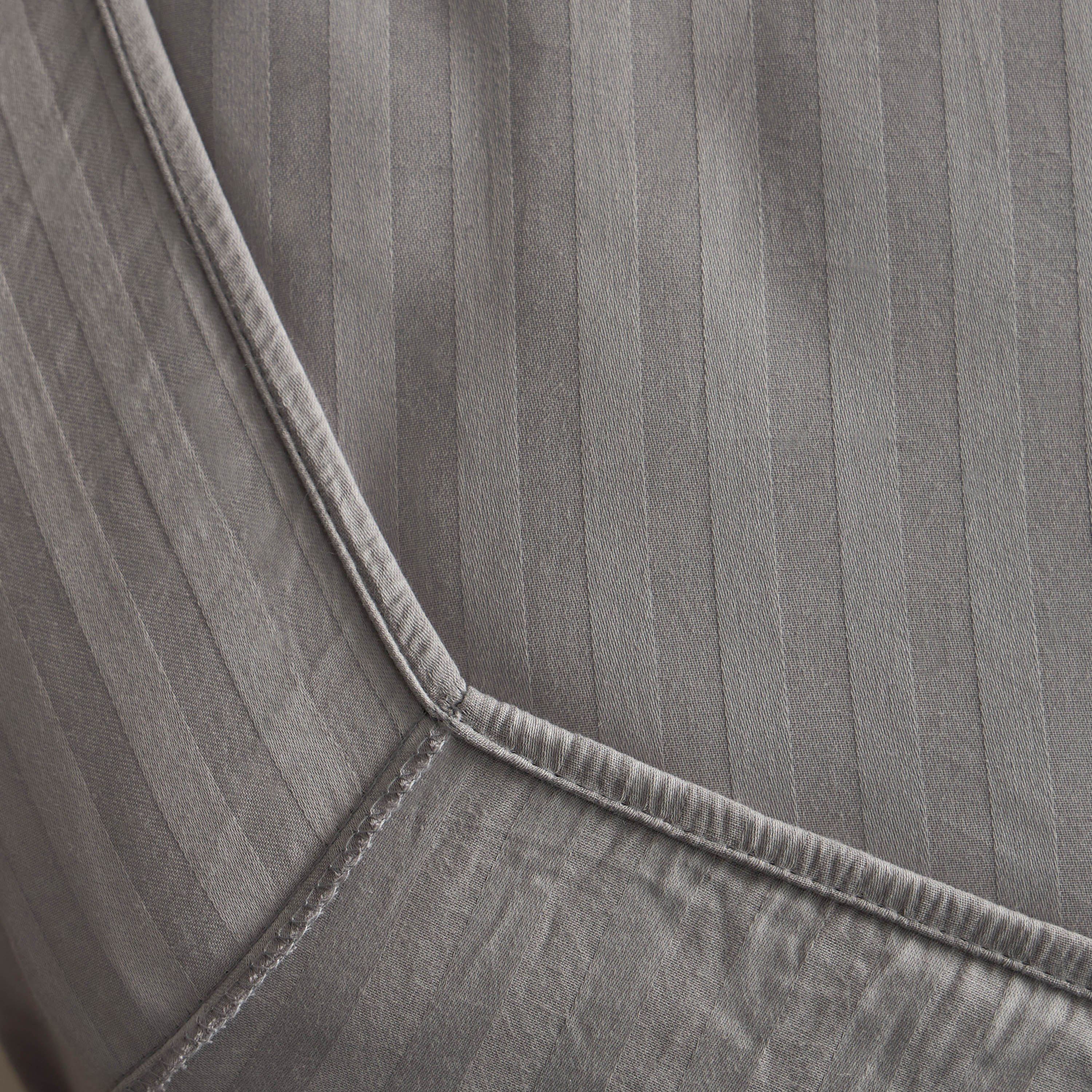 Hamilton Satin Stripe Queen Fitted Sheet - 150x200+36 cm-hbxhomeware-bedding-fittedsheets-image-7