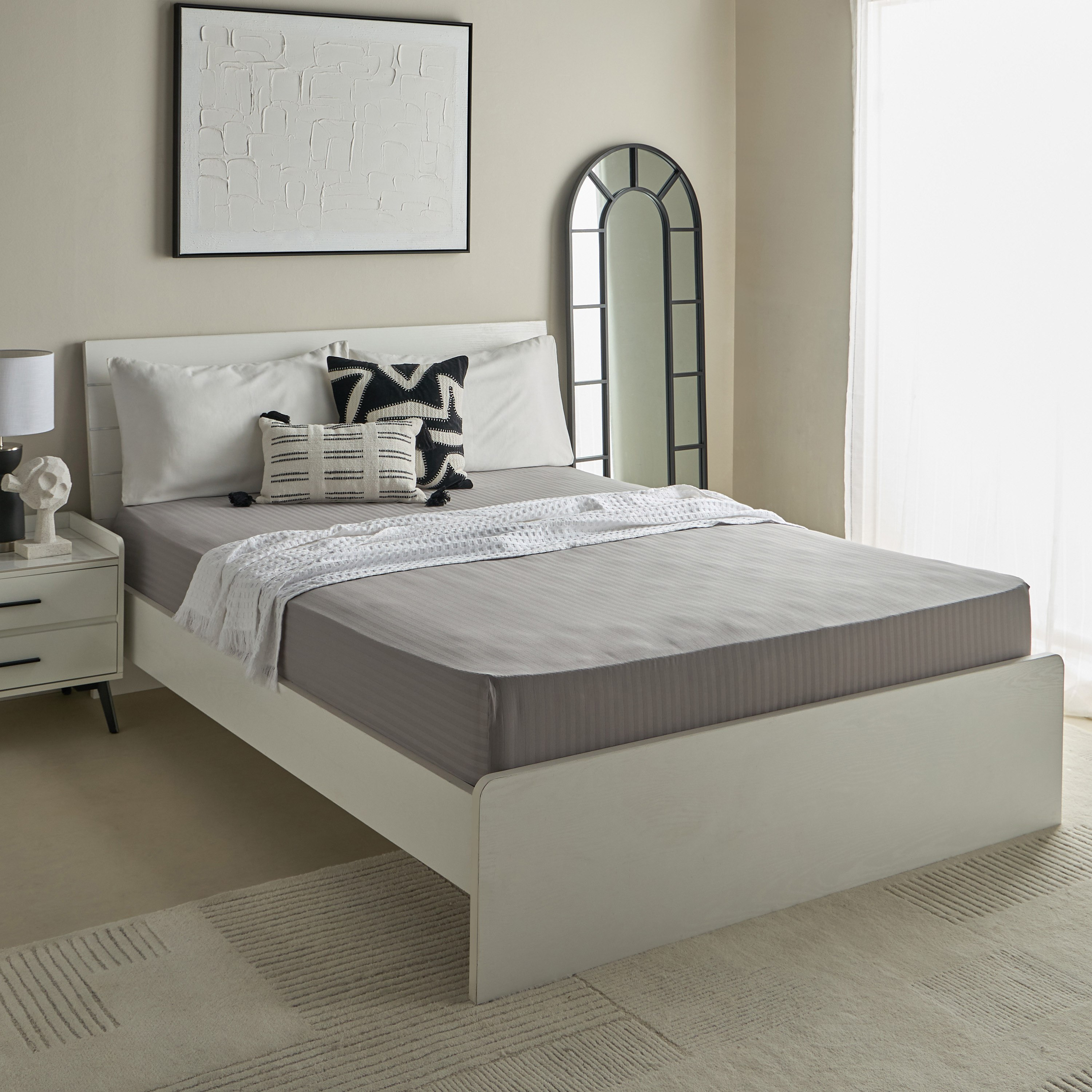 Hamilton Satin Stripe Queen Fitted Sheet - 150x200+36 cm-hbxhomeware-bedding-fittedsheets-image-8
