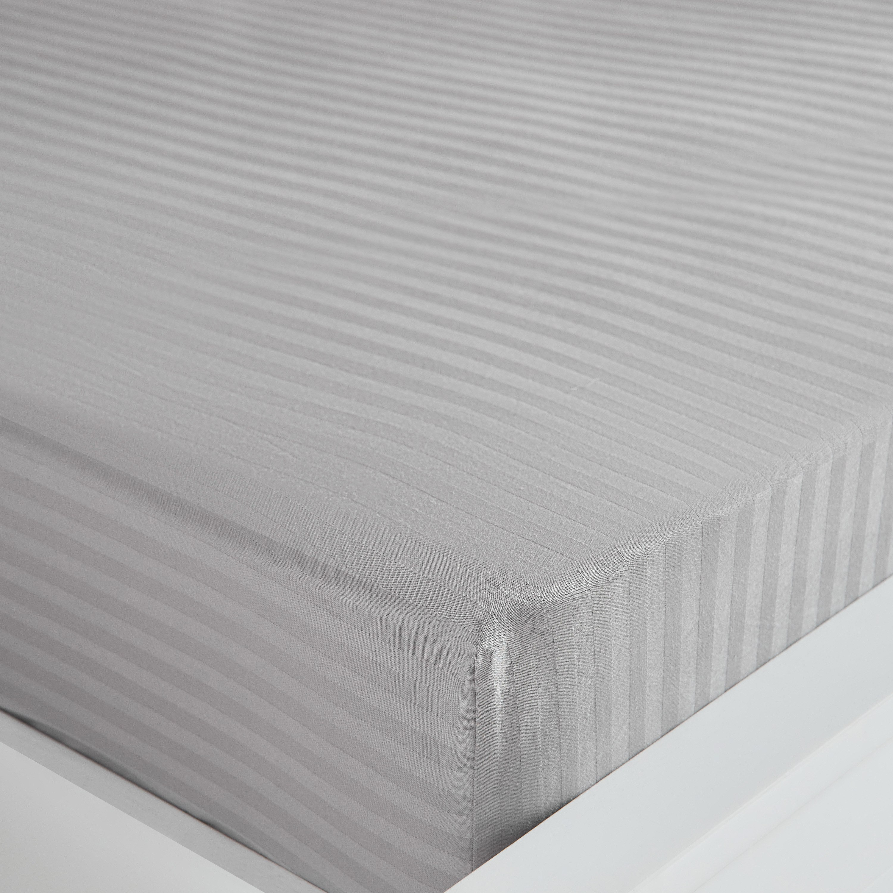 Hamilton Satin Stripe Super King Fitted Sheet - 200x200+36 cm-hbxhomeware-hbxbedroom-image-6