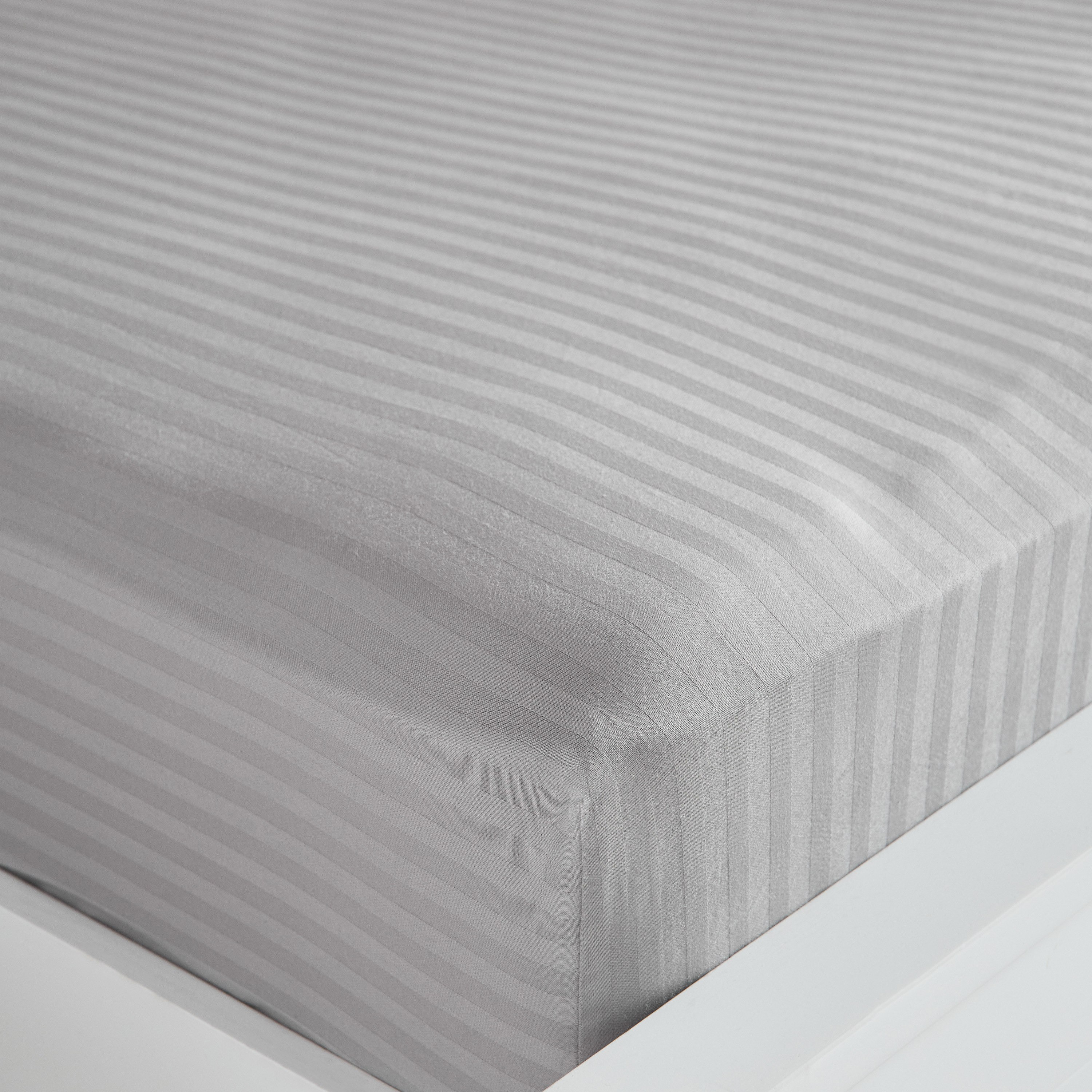 Hamilton Stripe Satin Cotton King Fitted Sheet - 180x210+36 cm-hbxhomeware-bedding-fittedsheets-image-6