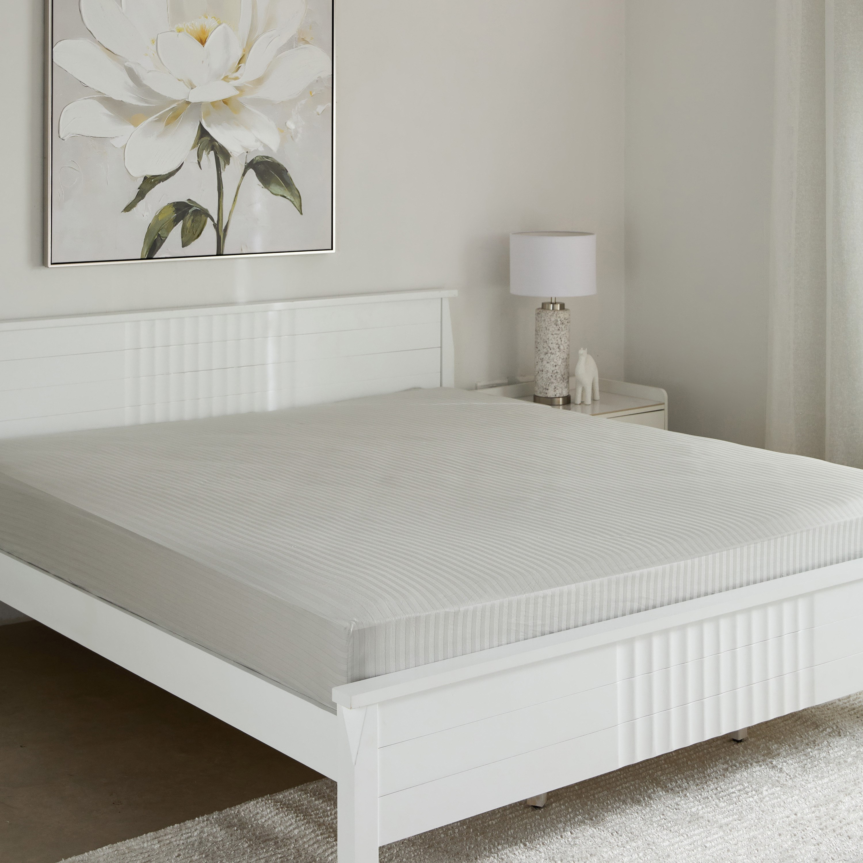 Hamilton Satin Striped Super King Fitted Sheet - 200x200+36 cm-hbxhomeware-hbxbedroom-image-2