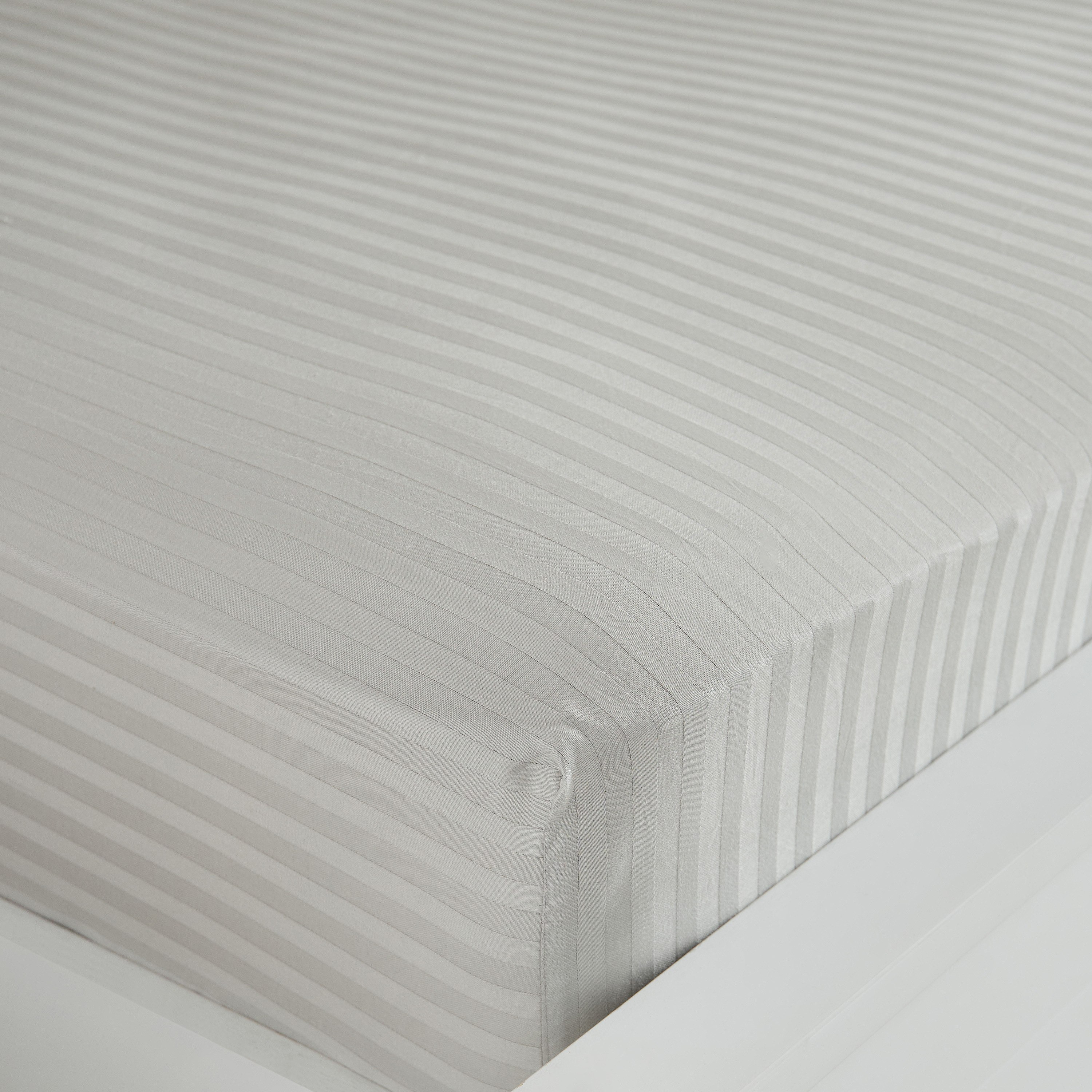 Hamilton Satin Striped Super King Fitted Sheet - 200x200+36 cm-hbxhomeware-hbxbedroom-image-6