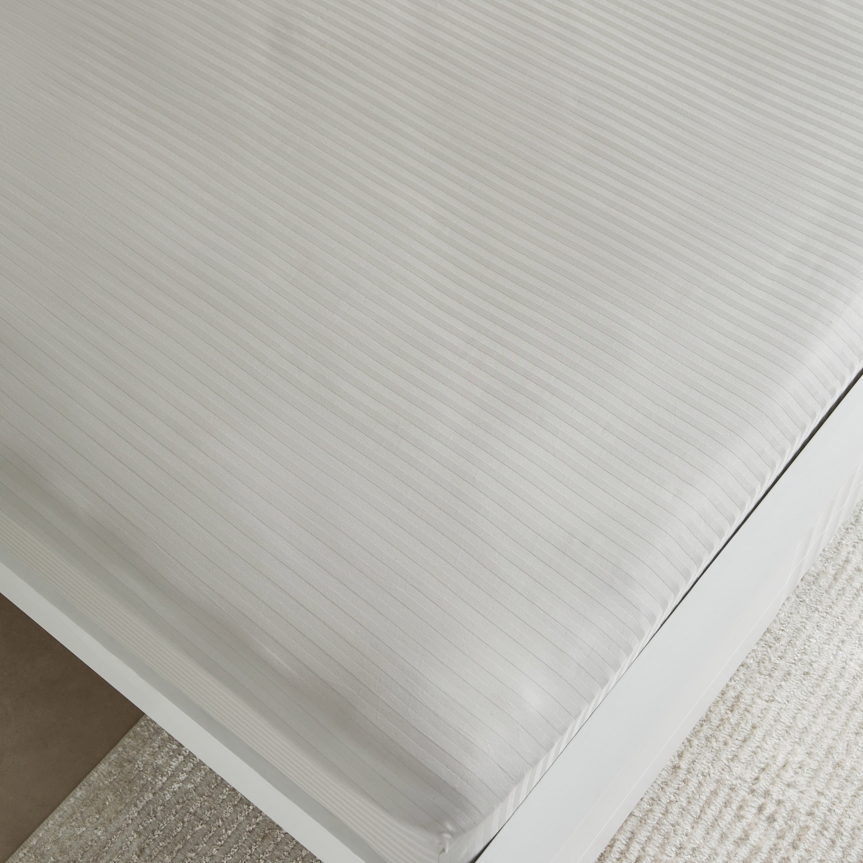 Hamilton Striped Satin Cotton King Fitted Sheet - 180x210+36 cm-hbxhomeware-hbxbedroom-image-4