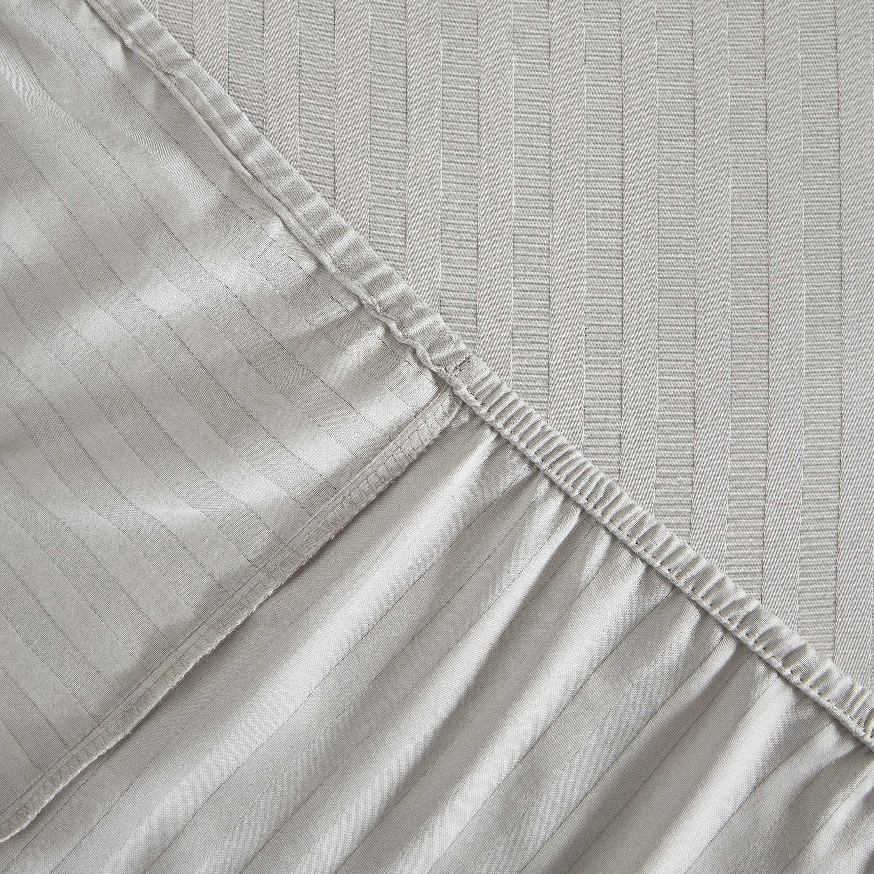Hamilton Striped Satin Cotton King Fitted Sheet - 180x210+36 cm-hbxhomeware-hbxbedroom-image-7