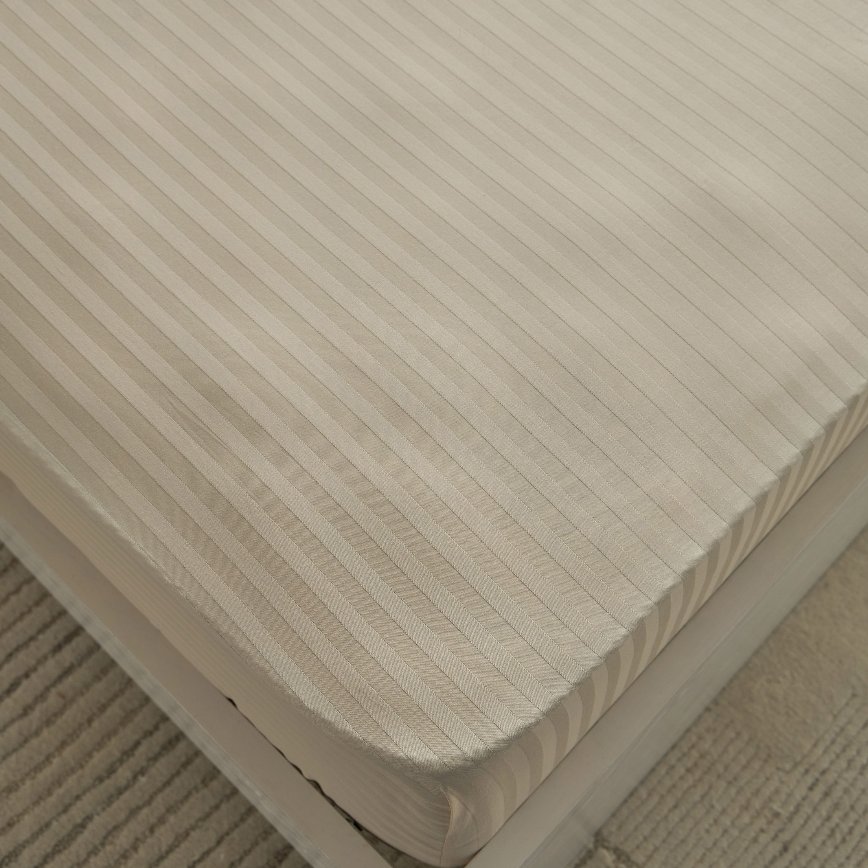 Hamilton Satin Stripe Olympic Queen Fitted Sheet - 160x200+36 cm-hbxhomeware-hbxbedroom-image-4