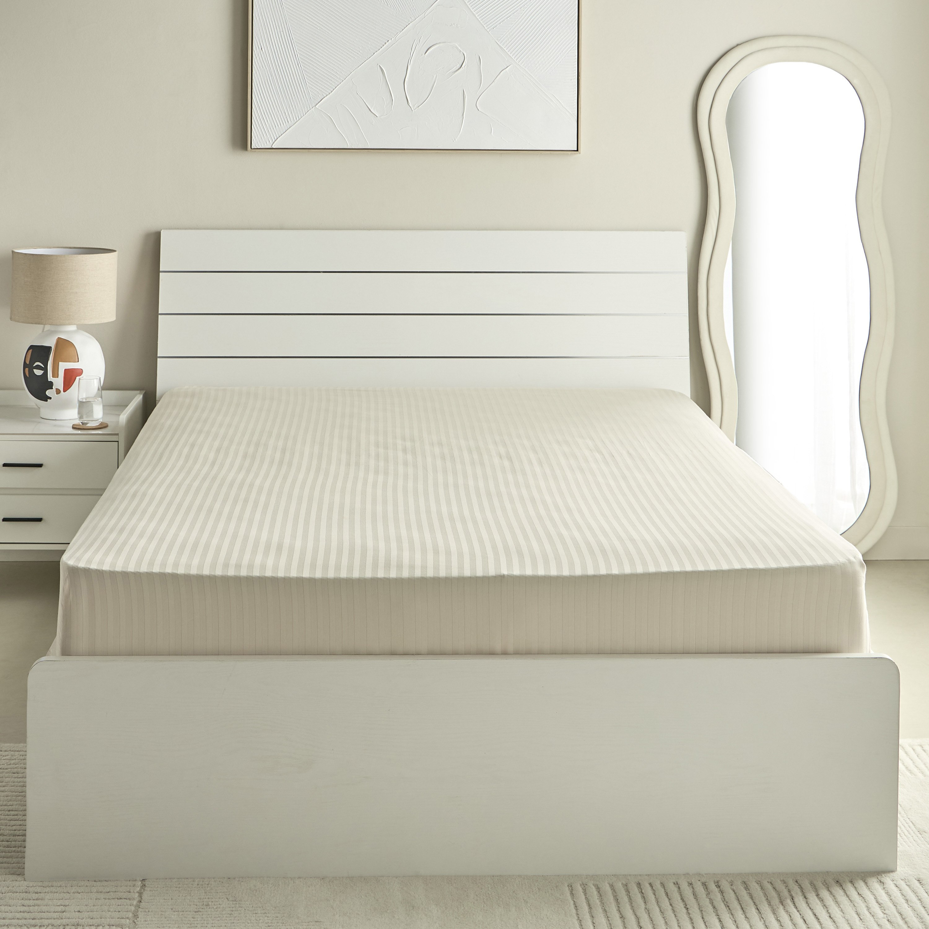 Hamilton Satin Stripe Queen Fitted Sheet - 150x200+36 cm-hbxhomeware-hbxbedroom-image-3
