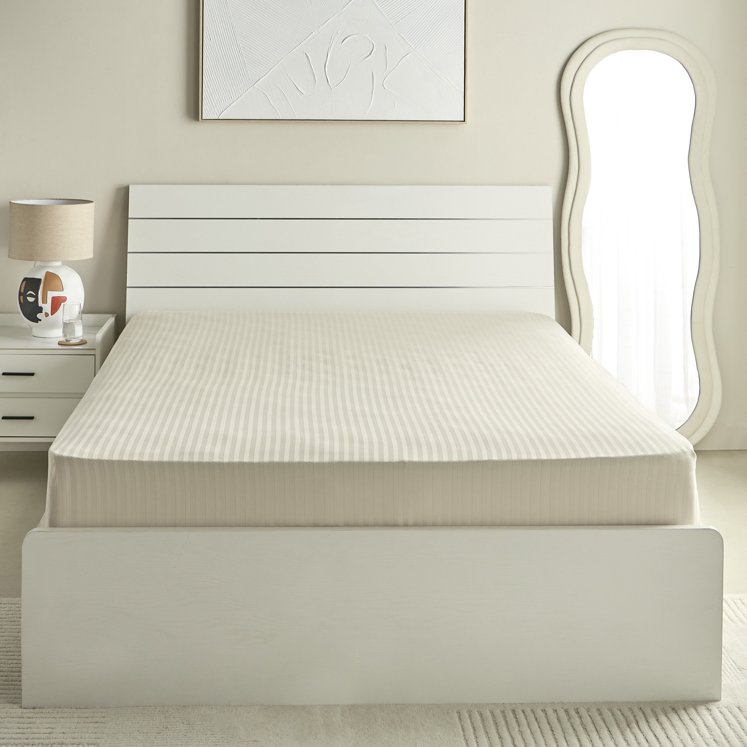 Hamilton Satin Stripe Olympic Queen Fitted Sheet - 160x200+36 cm-hbxhomeware-hbxbedroom-image-3