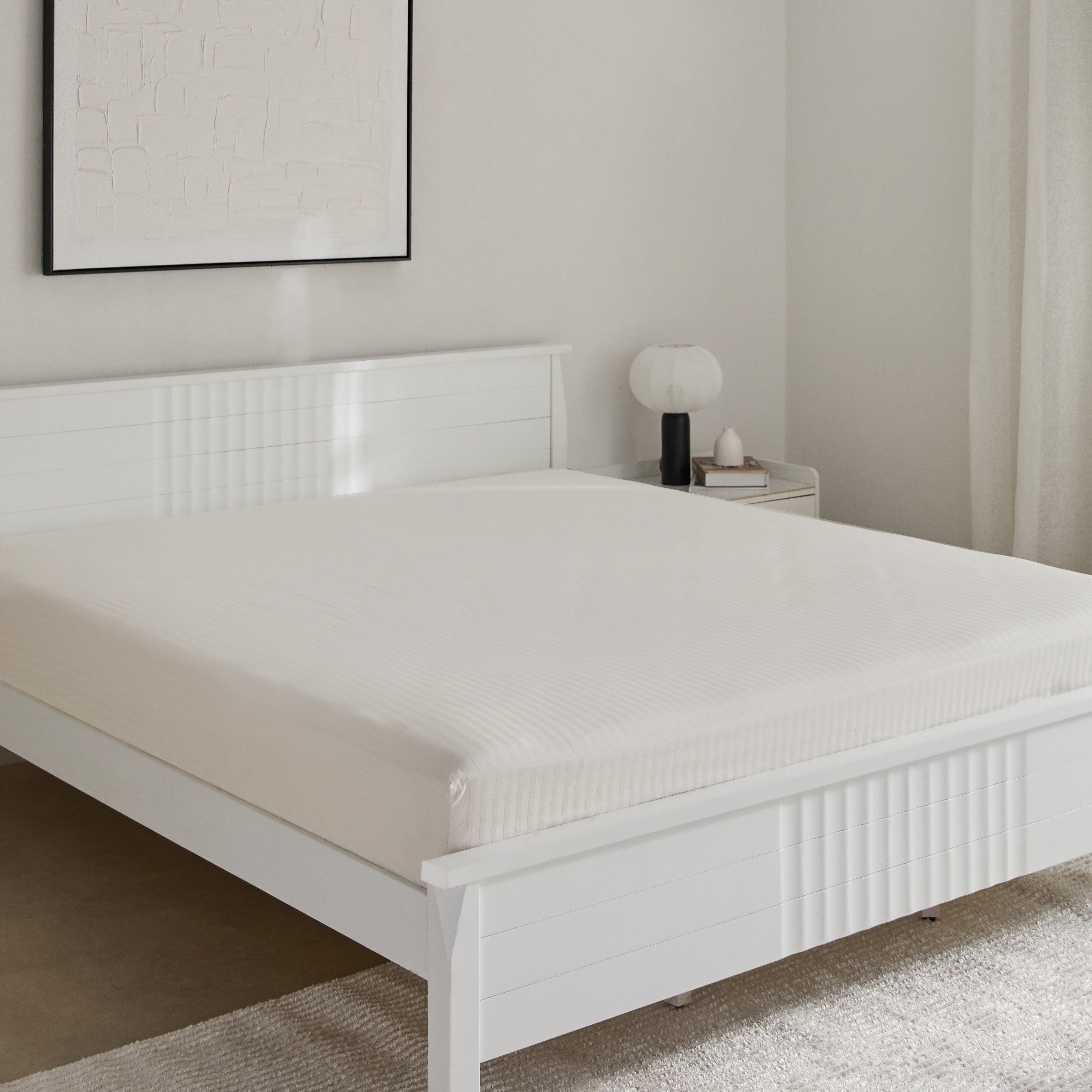 Hamilton Satin Striped Super King Fitted Sheet - 200x200+36 cm-hbxhomeware-hbxbedroom-image-2
