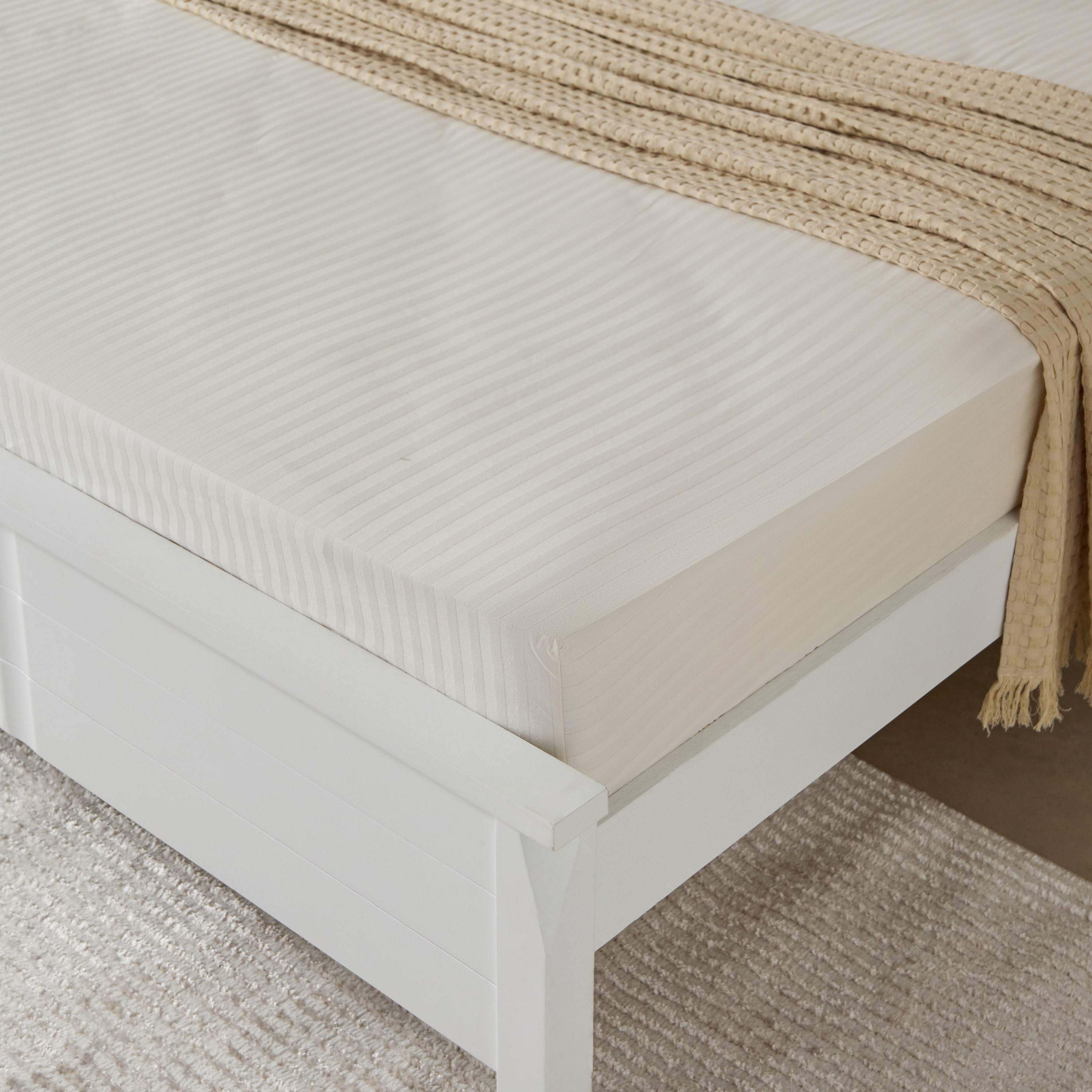 Hamilton Stripe Satin Cotton King Fitted Sheet - 180x210+36 cm-hbxhomeware-hbxbedroom-image-1