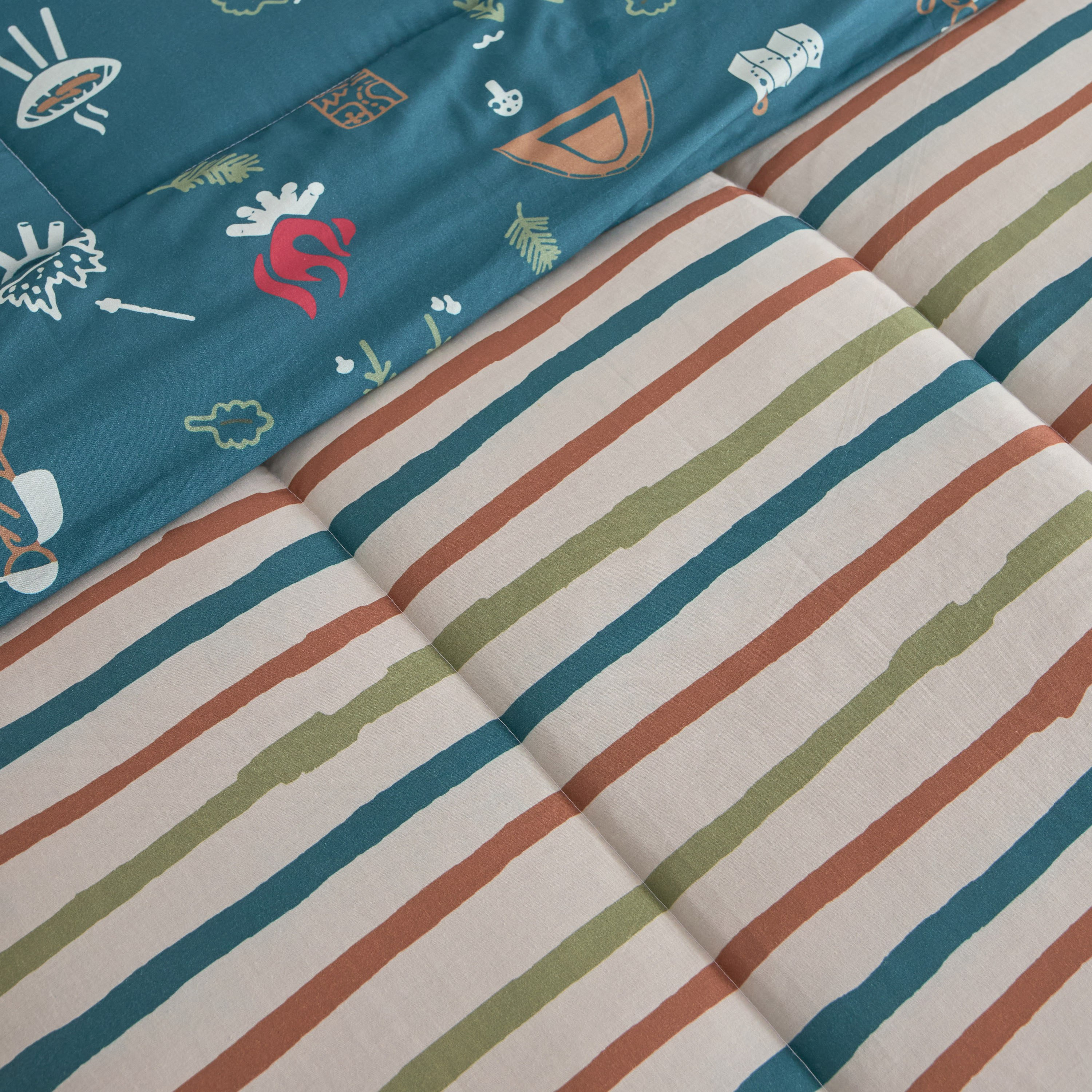 Joy Adventurer Campsite 2-Piece Single Cotton Comforter Set - 135x220 cm-hbxhomeware-hbxbedroom-image-6